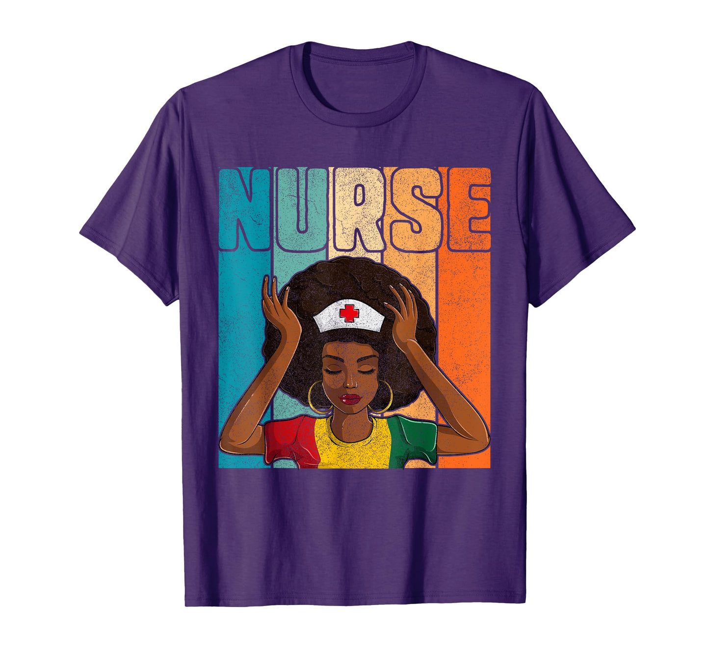 Black History Month T Shirts Women, Black Juneteenth Nurse T-Shirt