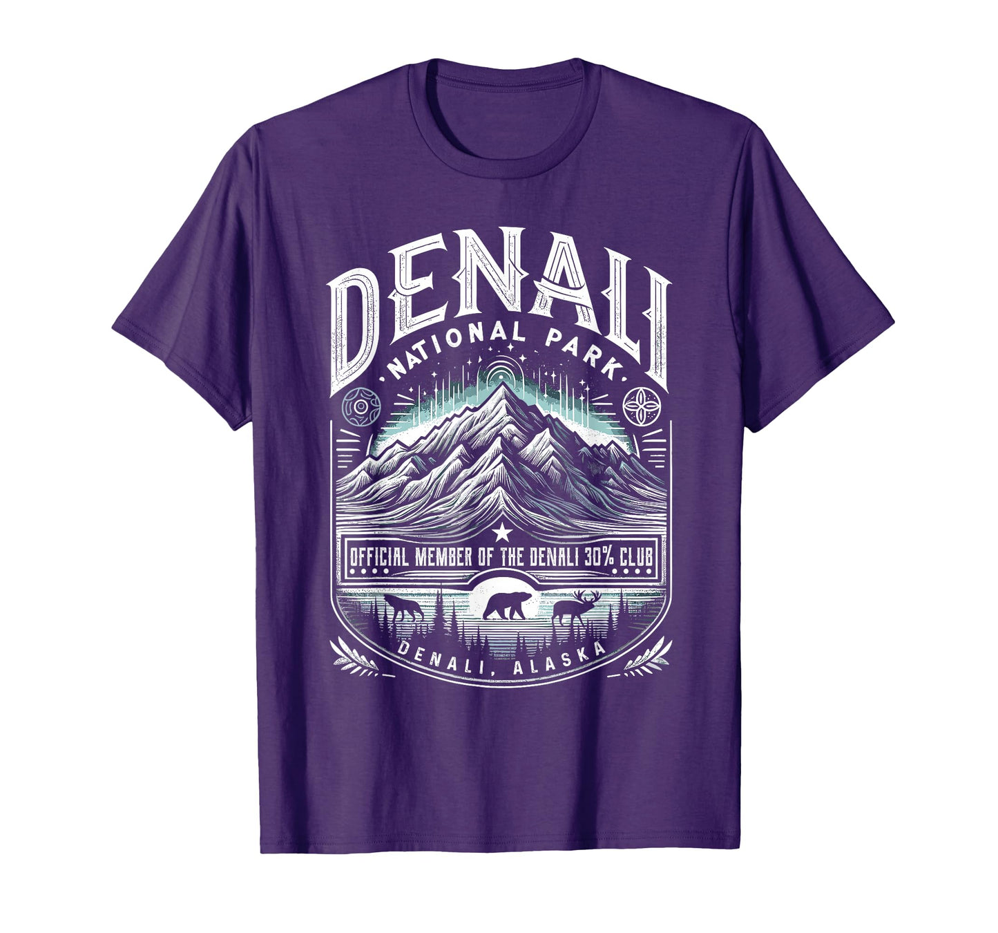 Denali 30% Club Shirt Alaska National Park Souvenir T-Shirt