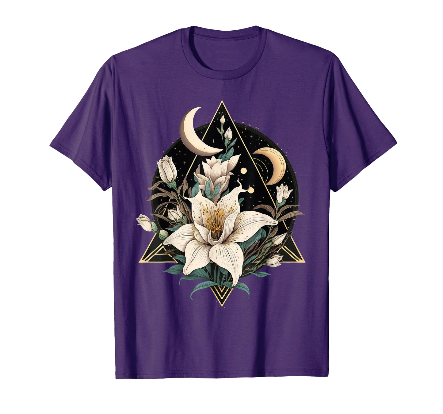 Beautiful Moon Lily Flower on floral Lily T-Shirt