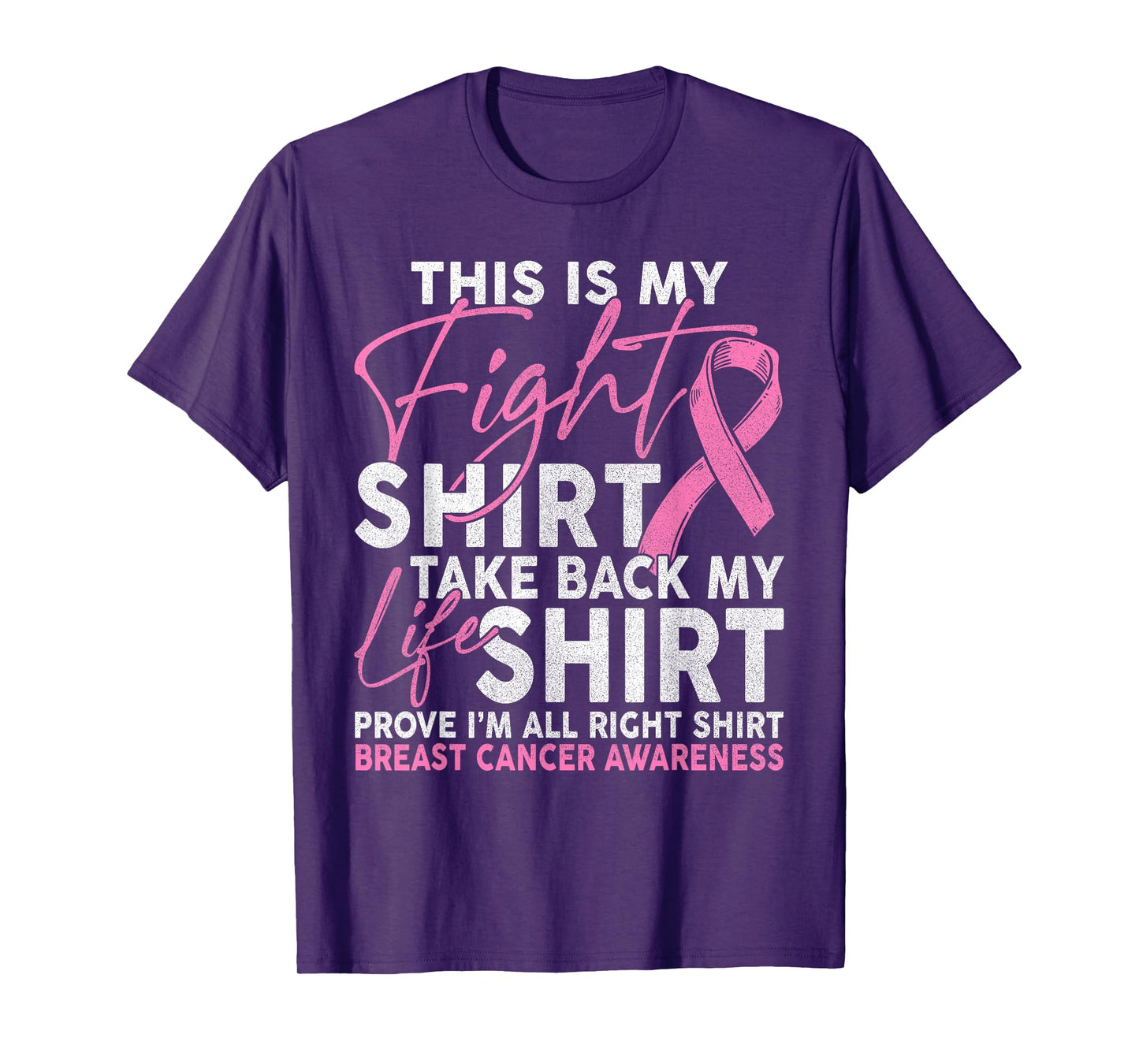 This Is My Fight Breast Cancer Fighter Pink Boxing Glove T-Shirt
