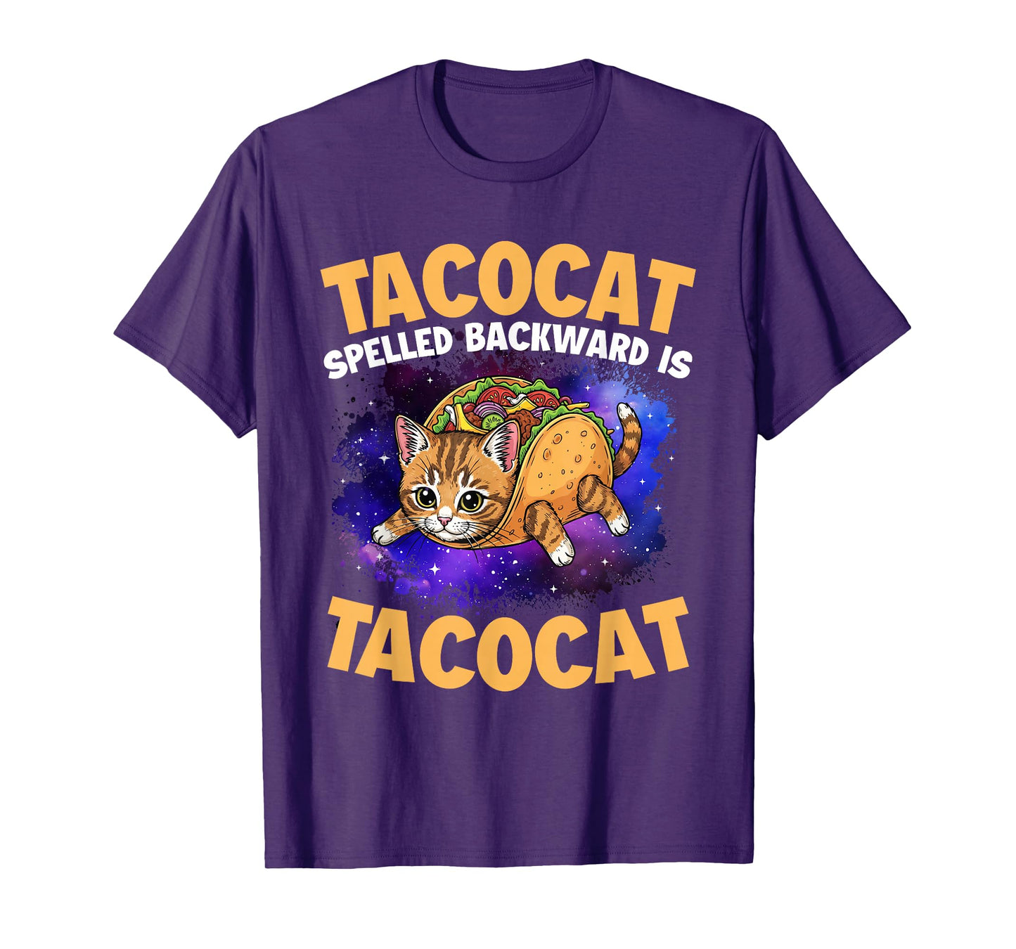 Tacocat Spelled Backward is Tacocat - Taco Lover Mexican T-Shirt