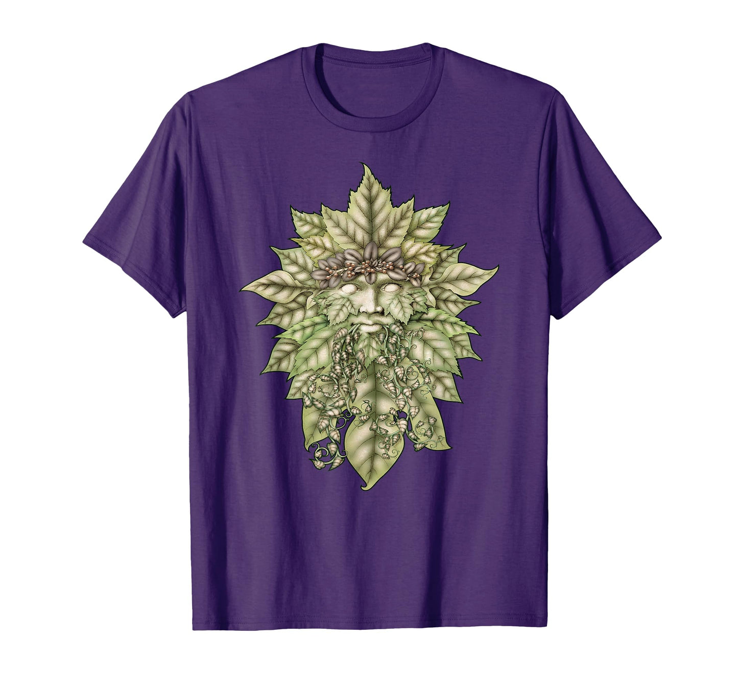 Green Man Celtic Nature Spirit T-Shirt