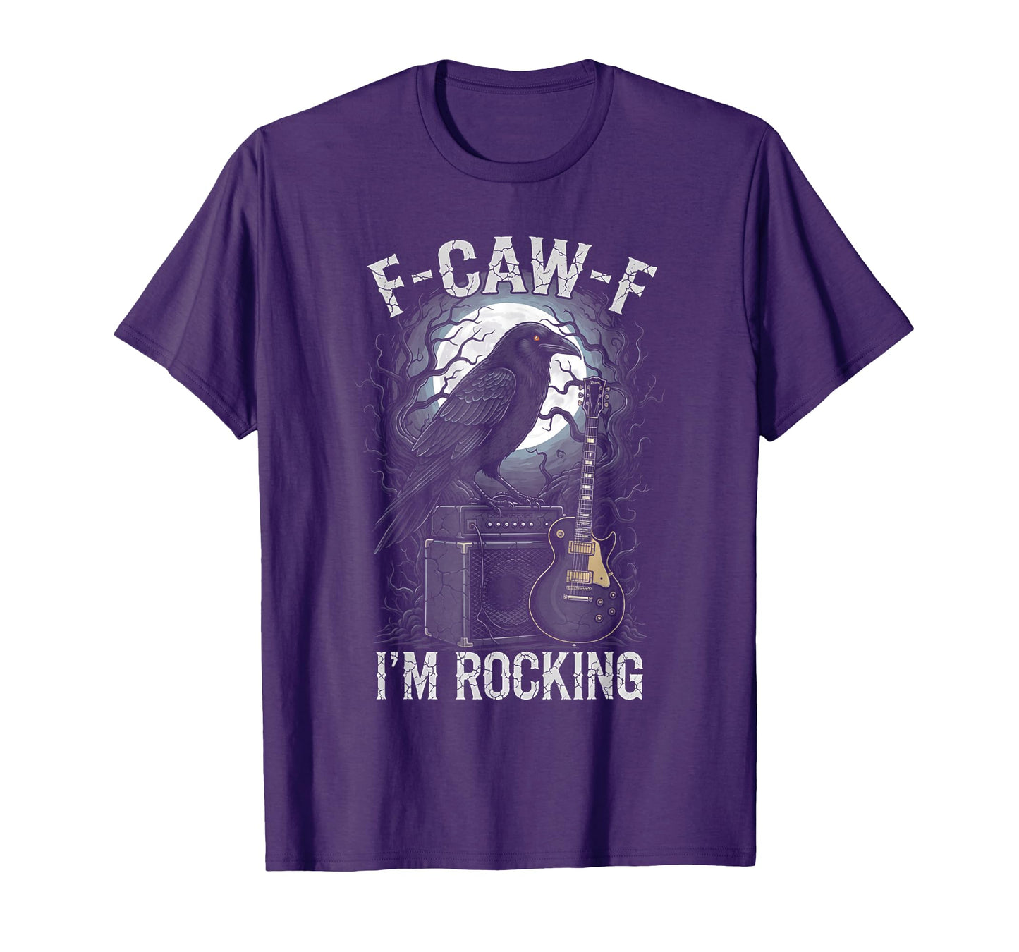 Black Crow F-CAW-F I'm Rocking Funny Rocker Gothic Adult T-Shirt