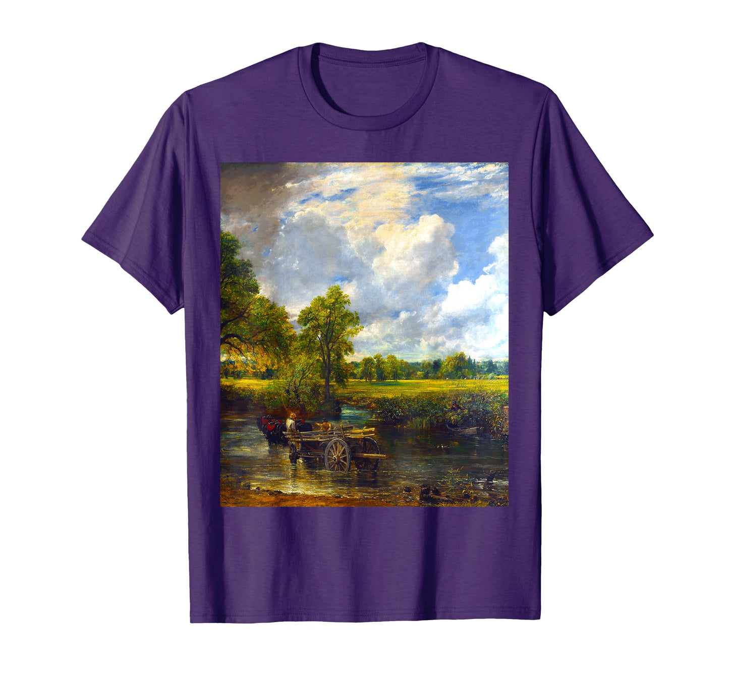 The Hay Wain John Constable Romanticism Landscape Art T-Shirt