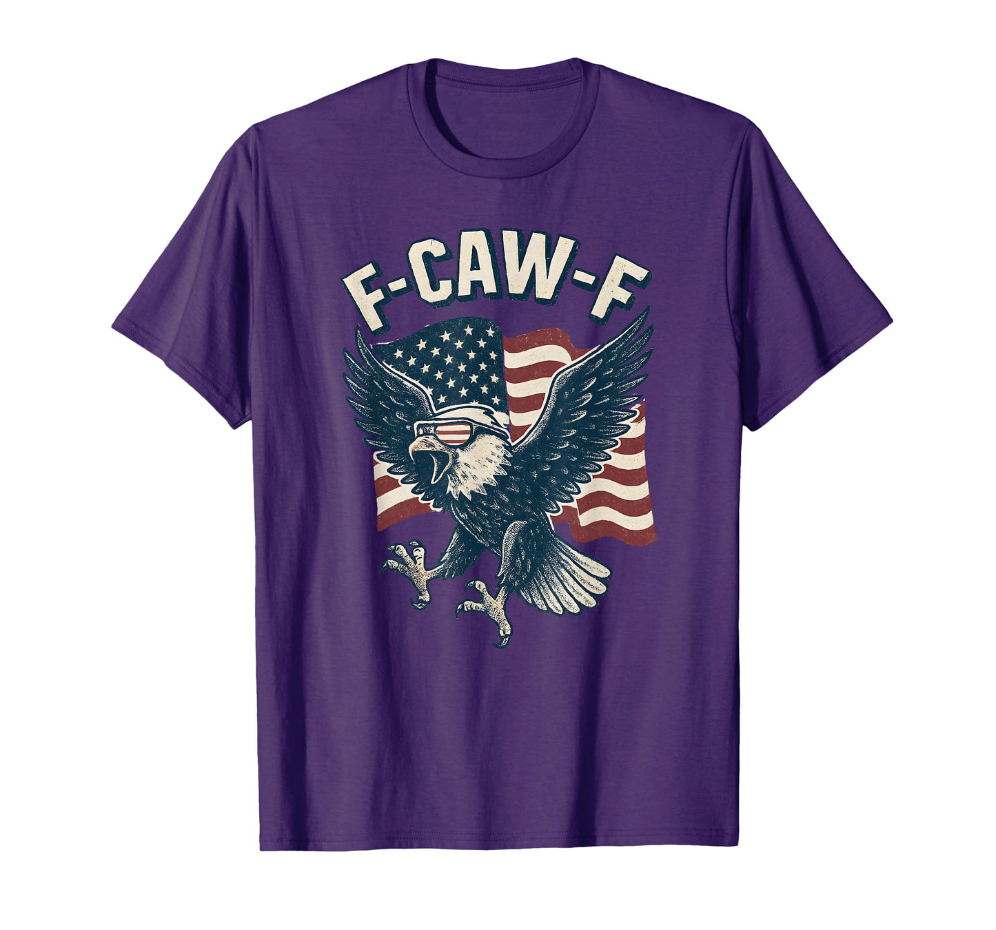 Funny F-Caw-F Bald Eagle FCAWF T-Shirt