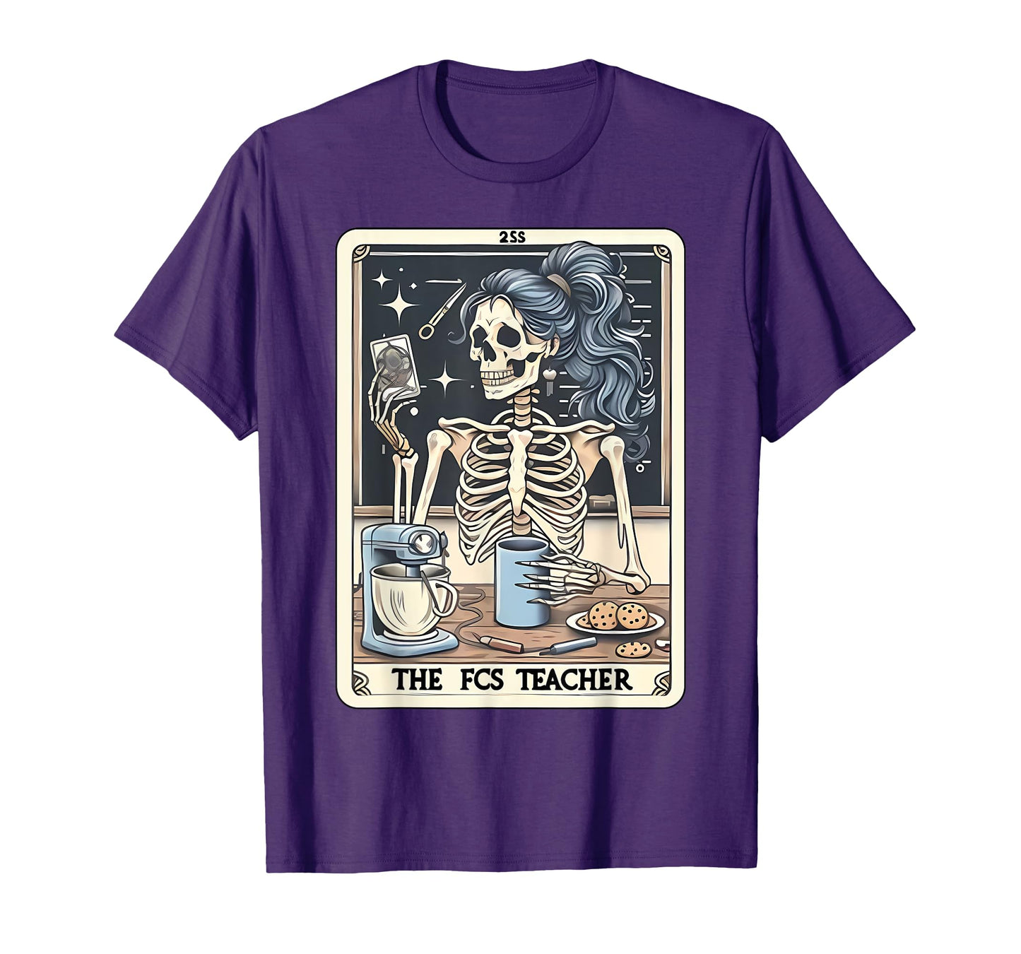 FCS Teacher Skeleton Halloween Family and Consumer Science T-Shirt