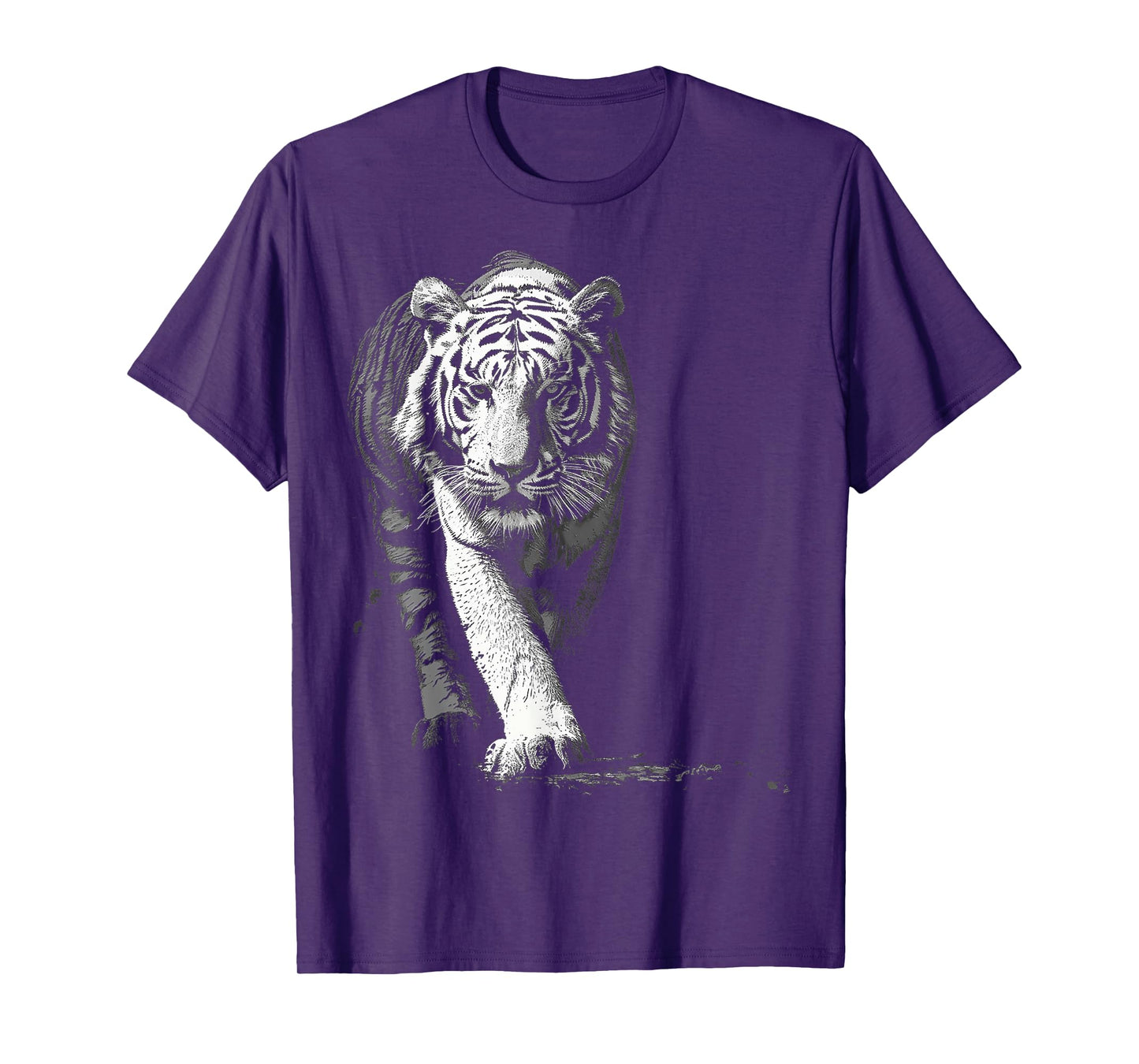 Tiger Drawing Animal Graphic Illustration Tiger T-Shirt