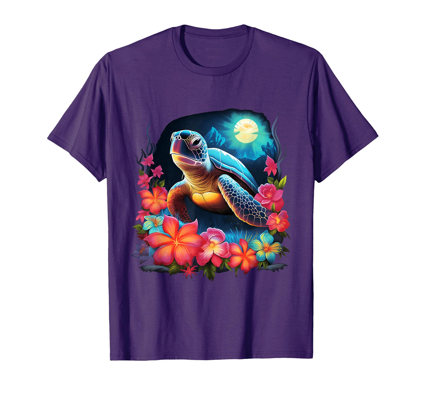 Sea Turtle Hawaiian Tie Dye | Men and Women Hawaii T-Shirt