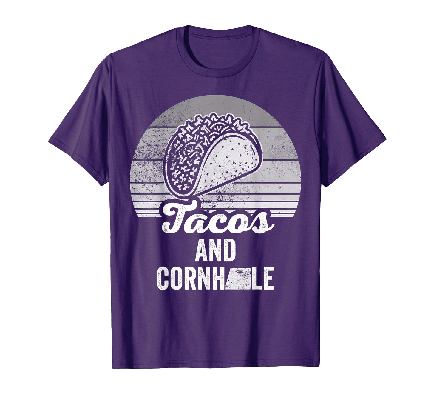 Tacos and Cornhole Fun Game Lovers Design T-Shirt