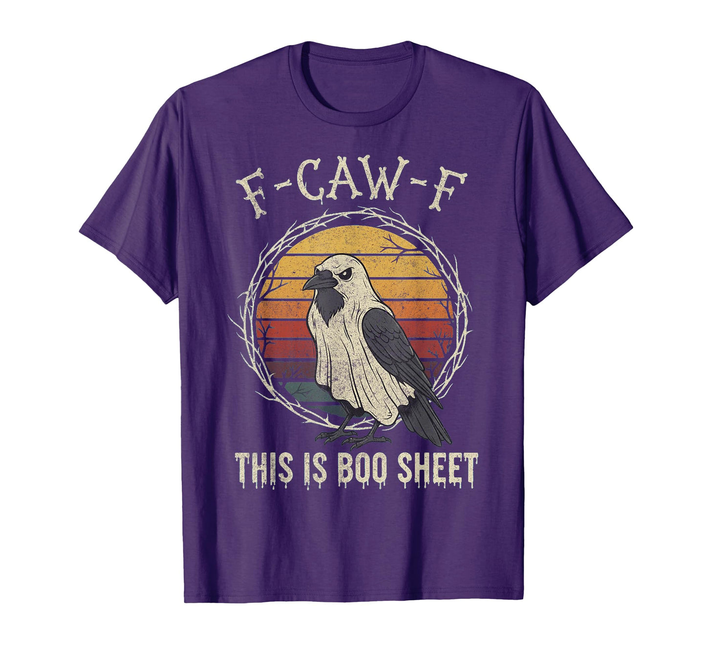 F-Caw-F This is Boo Sheet Ghost Halloween Costume Funny T-Shirt