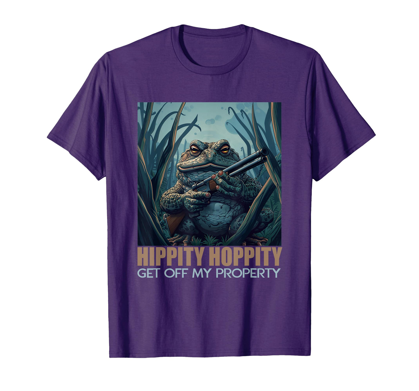 Funny Frog With Gun T-Shirt