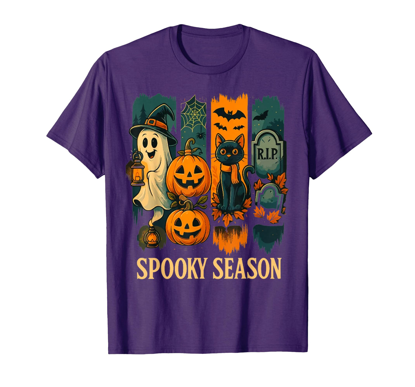 Vintage Halloween Costume Spooky Season T-Shirt