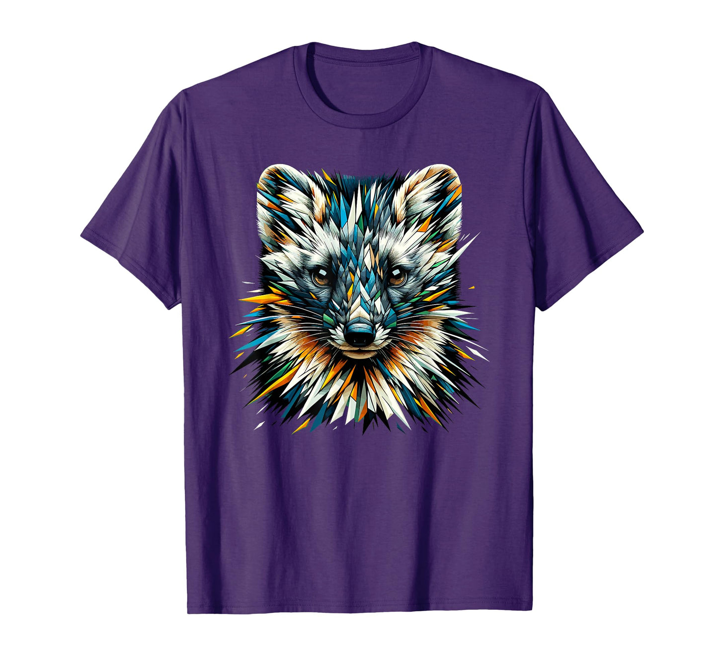 Polygon Art Pine Marten Pine Martens T-Shirt