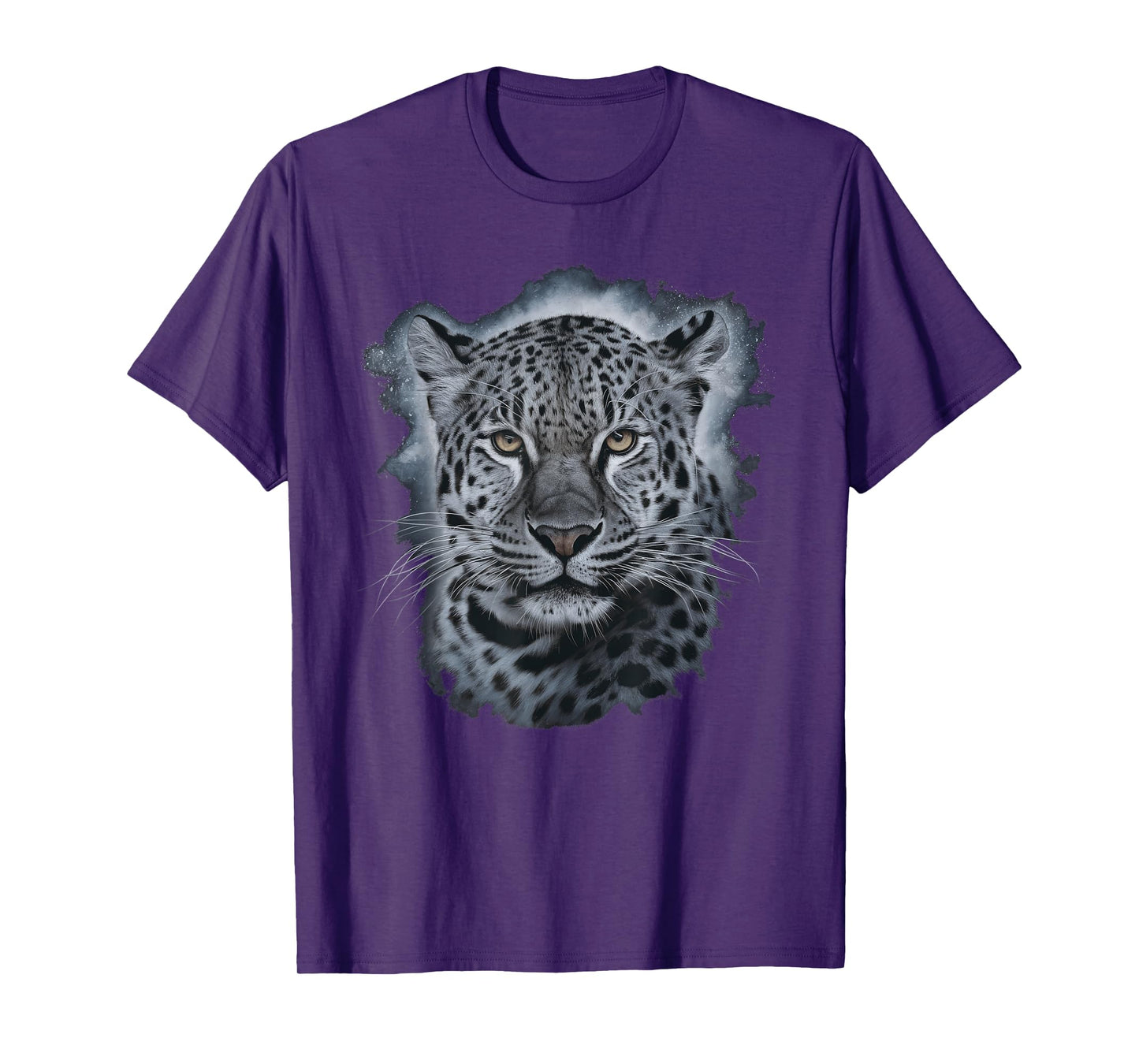 Snow Leopard Face T-Shirt
