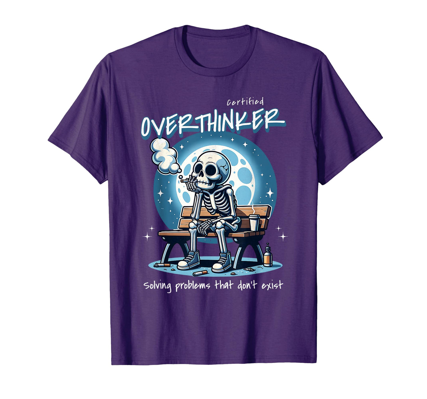 Certified Overthinker Solving Problems That Don’t Exist T-Shirt