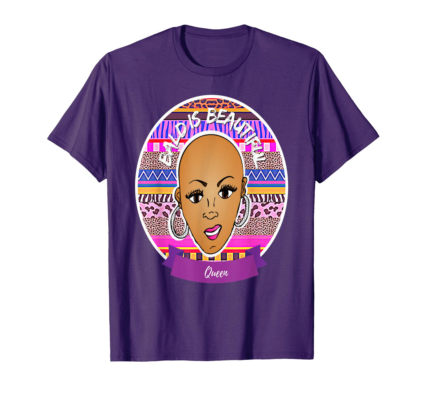 Bald is Beautiful Queen Tshirt T-Shirt