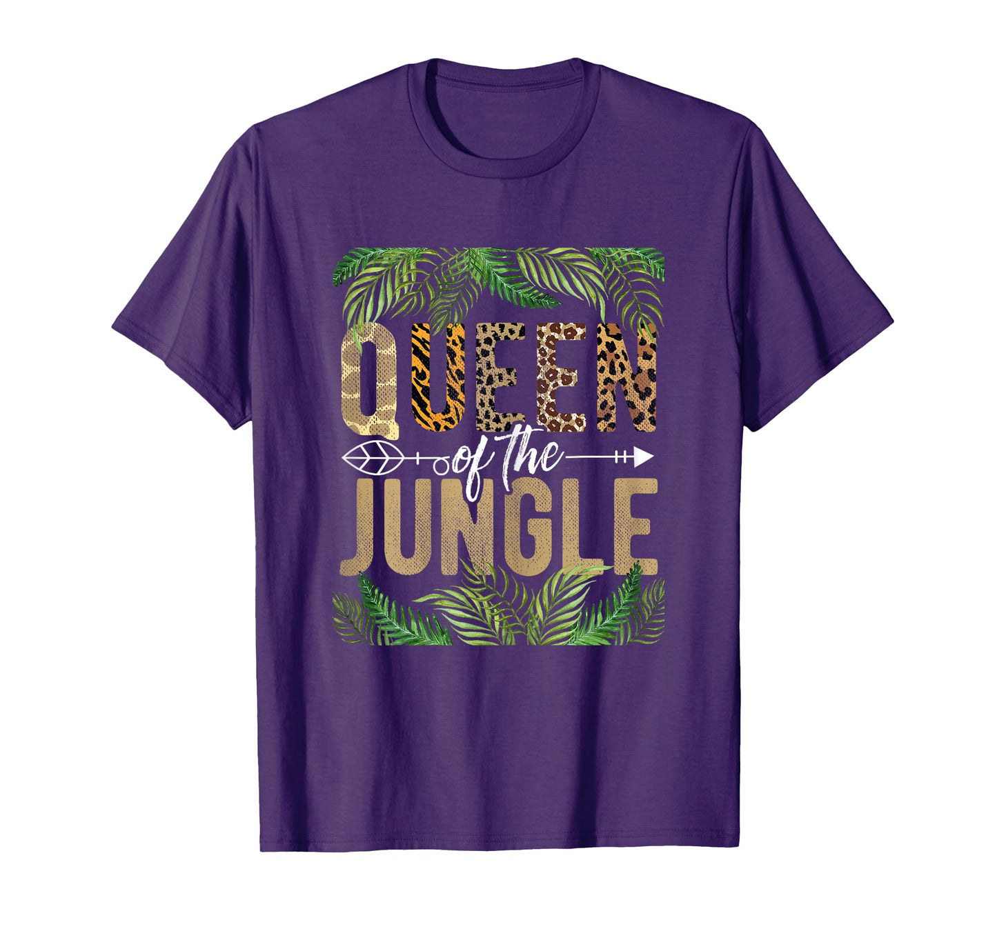 Queen Of The Jungle Queen Jungle Safari Wildlife Animals T-Shirt