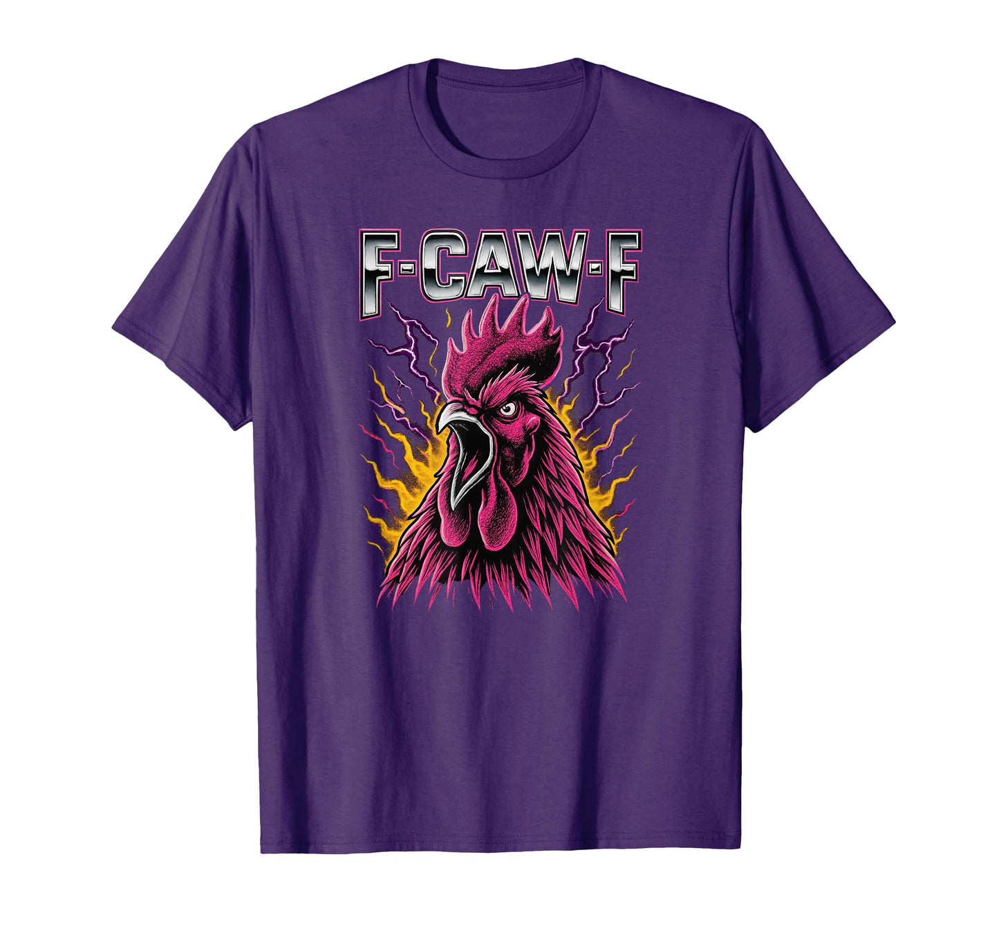 F Caw F Funny Chicken Lover F-Caw-F Rooster Meme FCAWF Women T-Shirt