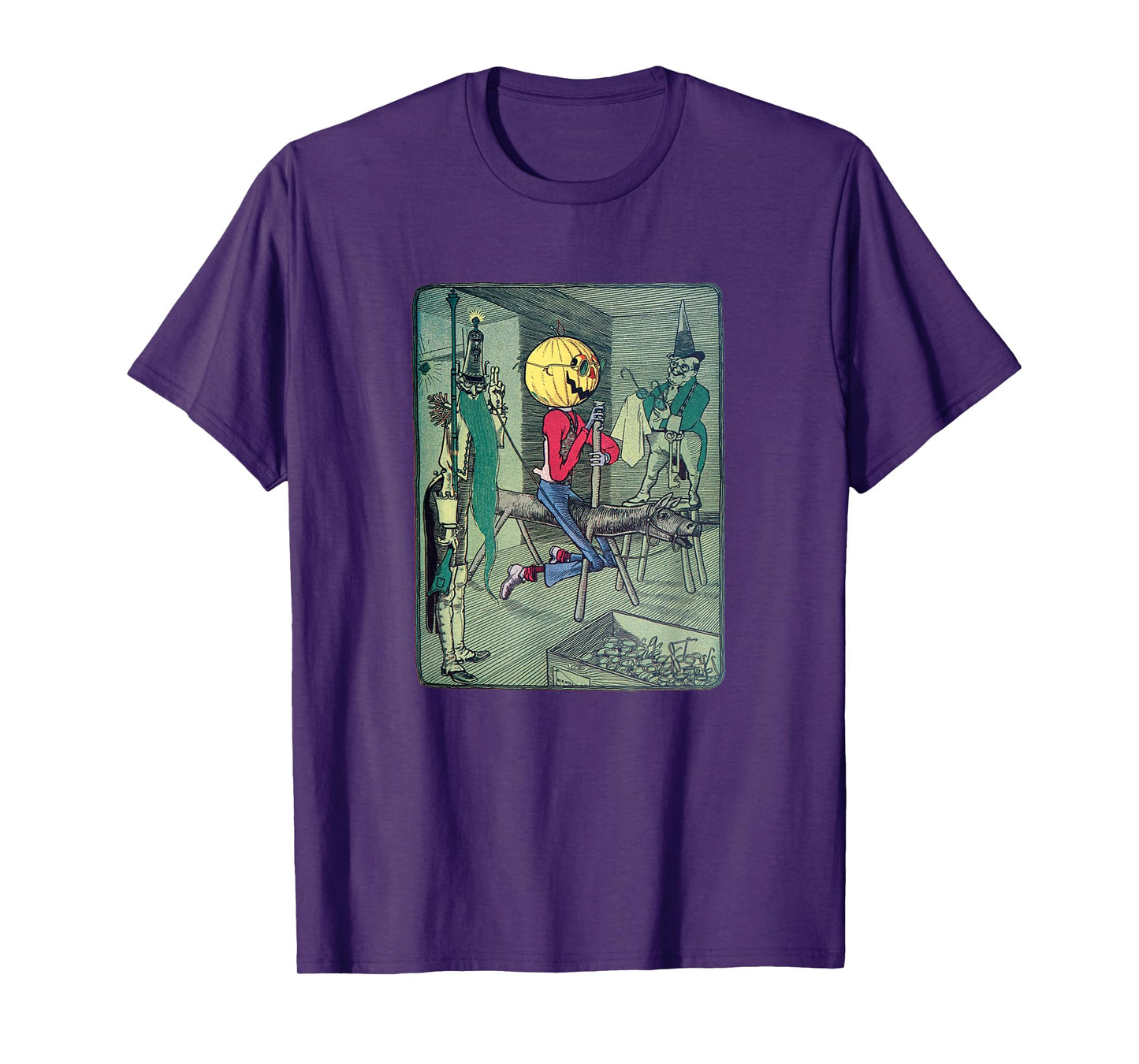 Jack Pumpkinhead & The Sawhorse Arrive in the Emerald City T-Shirt