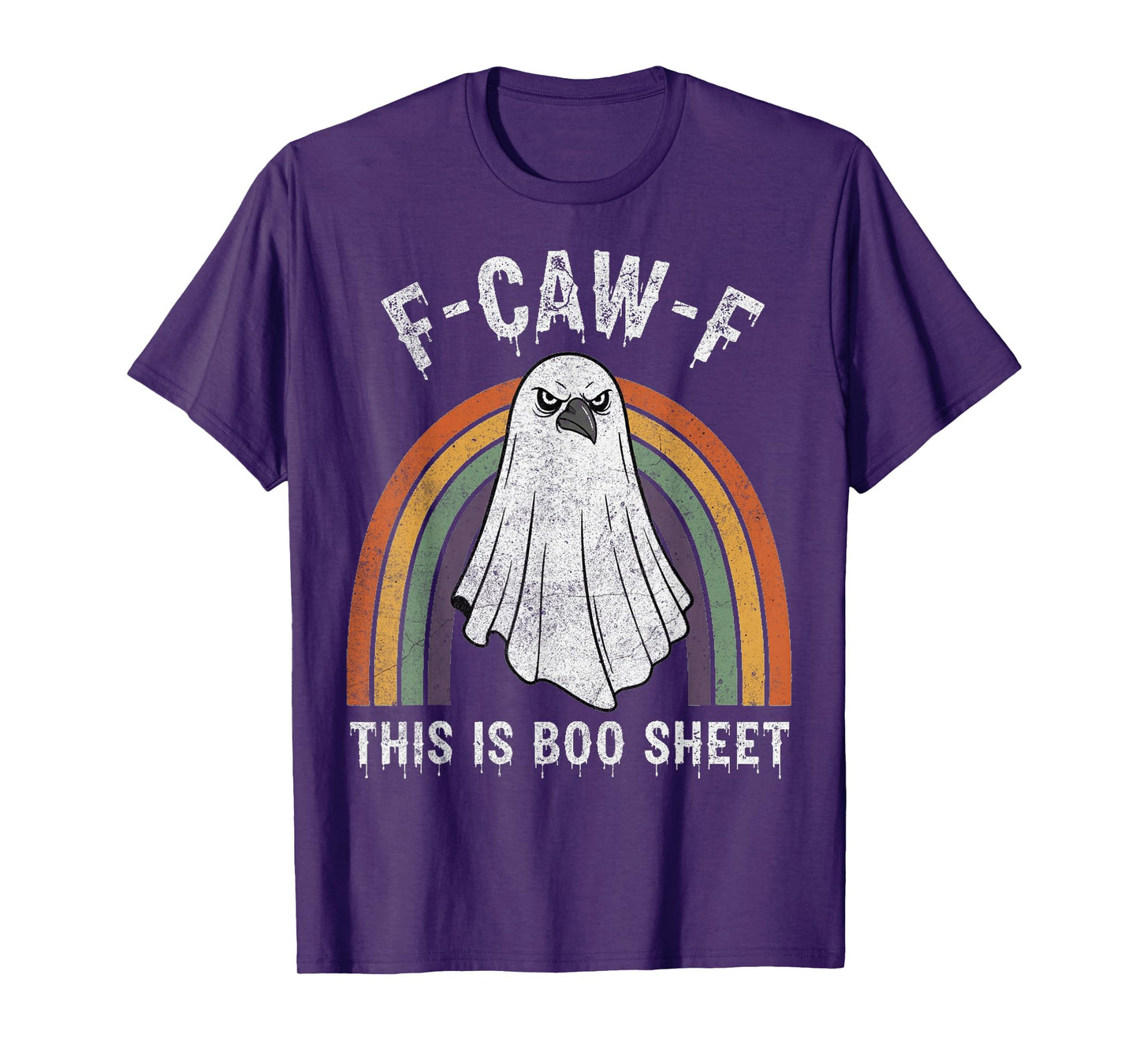 F-Caw-F This is Boo Sheet Ghost Halloween Costume Funny T-Shirt