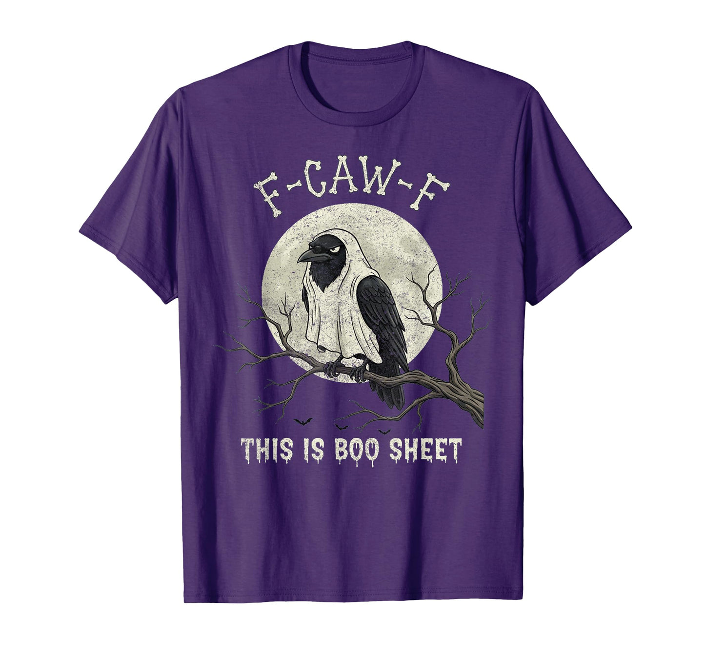 F-Caw-F This is Boo Sheet Ghost Halloween Costume Funny T-Shirt