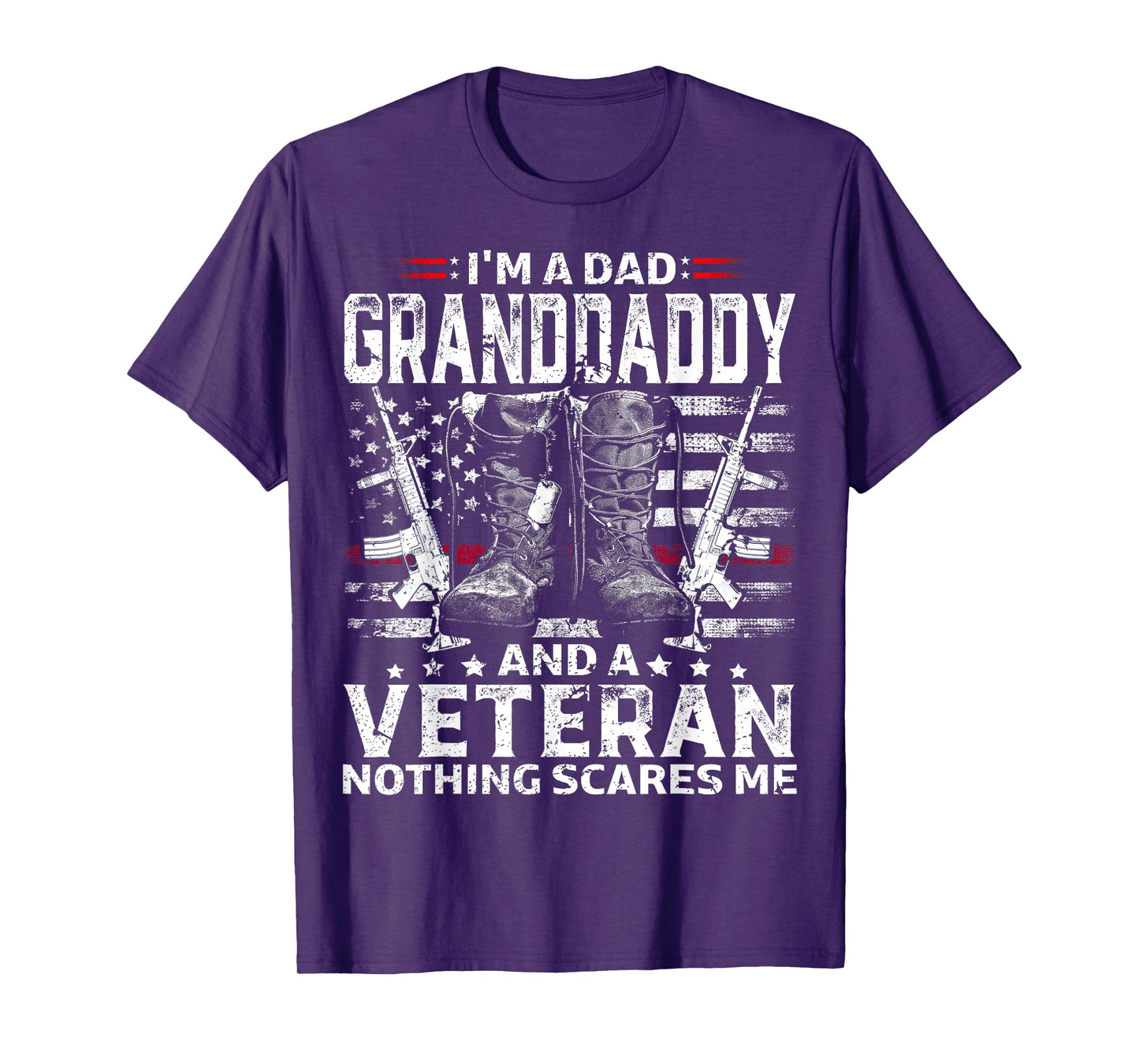 I'm A Dad Granddaddy T-Shirt Veteran T-Shirt