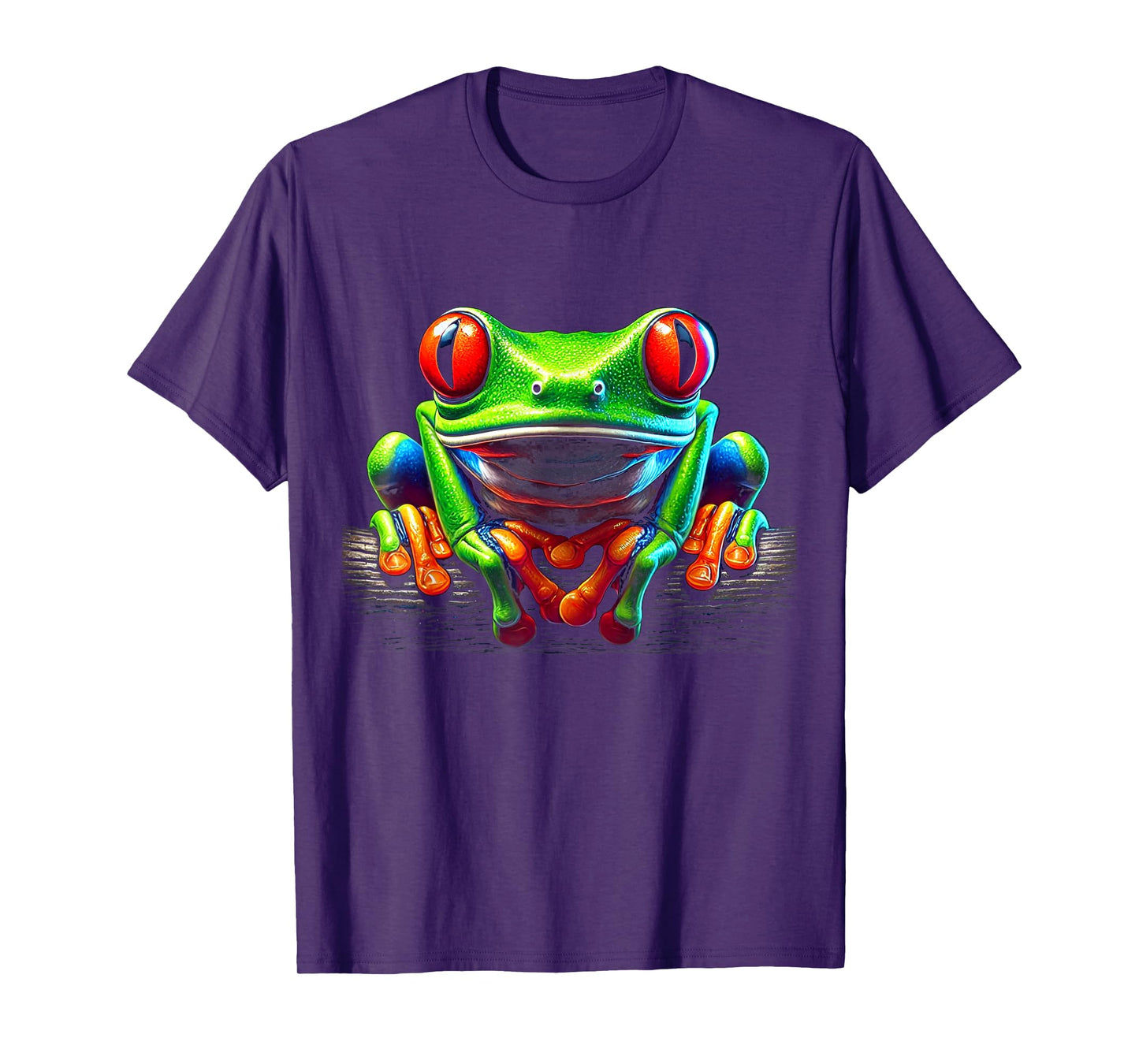 Green Body Red Eyed Tree Frog Rainforest Amphibian tee T-Shirt