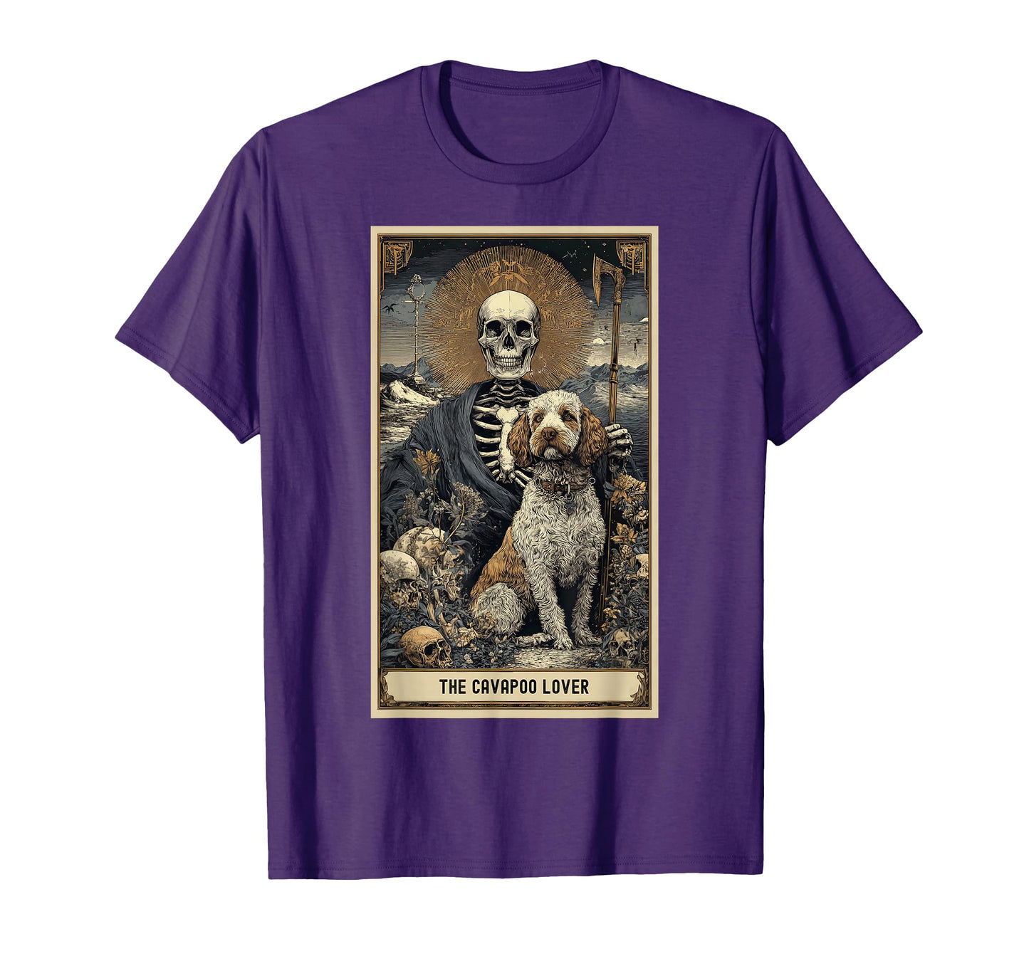 Cavapoo Lover Owner Tarot Card Easy Last Minute Halloween BD T-Shirt