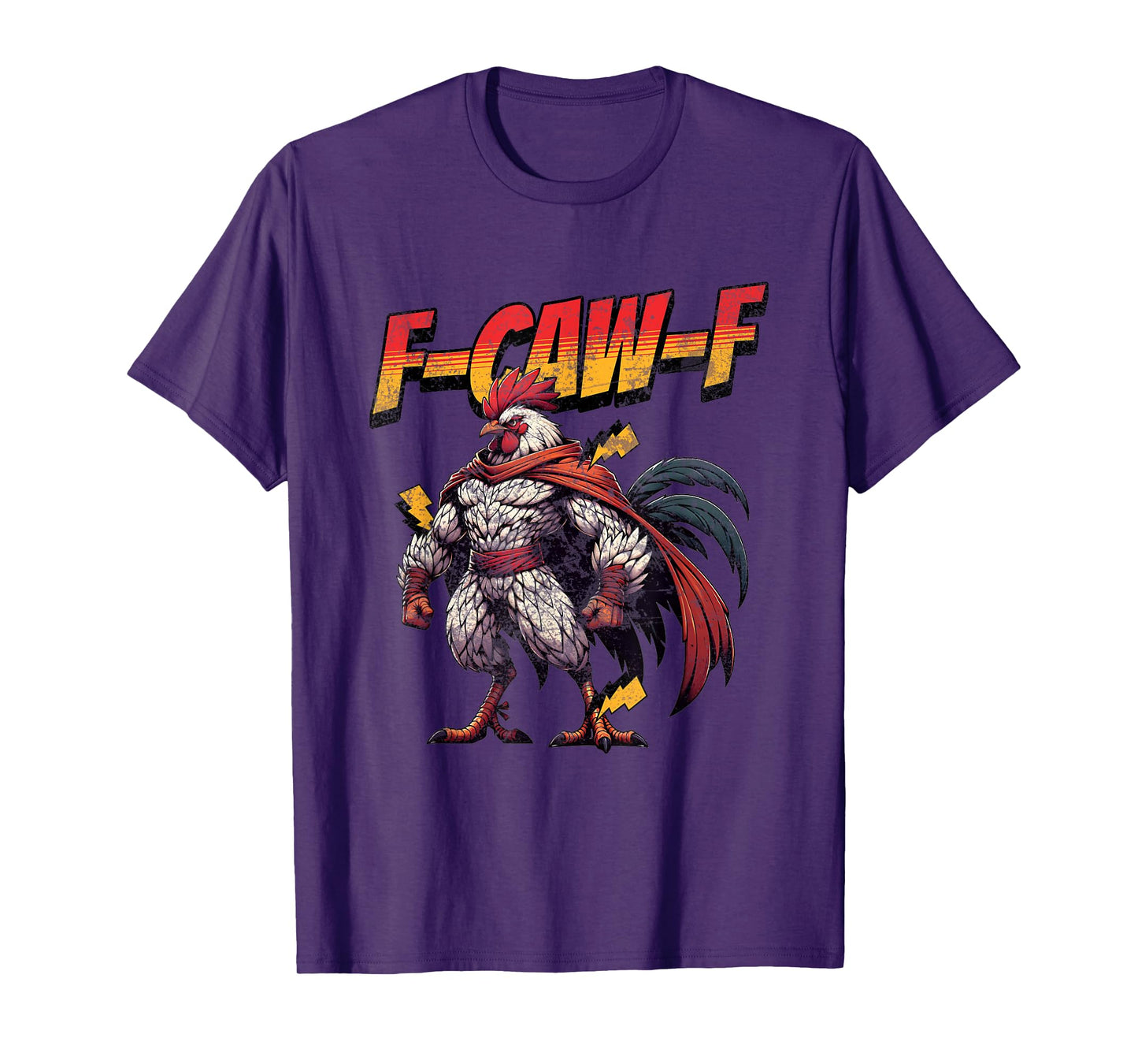 Funny Quote Rooster Meme F-CAW-F America Chicken Eagle Crow T-Shirt