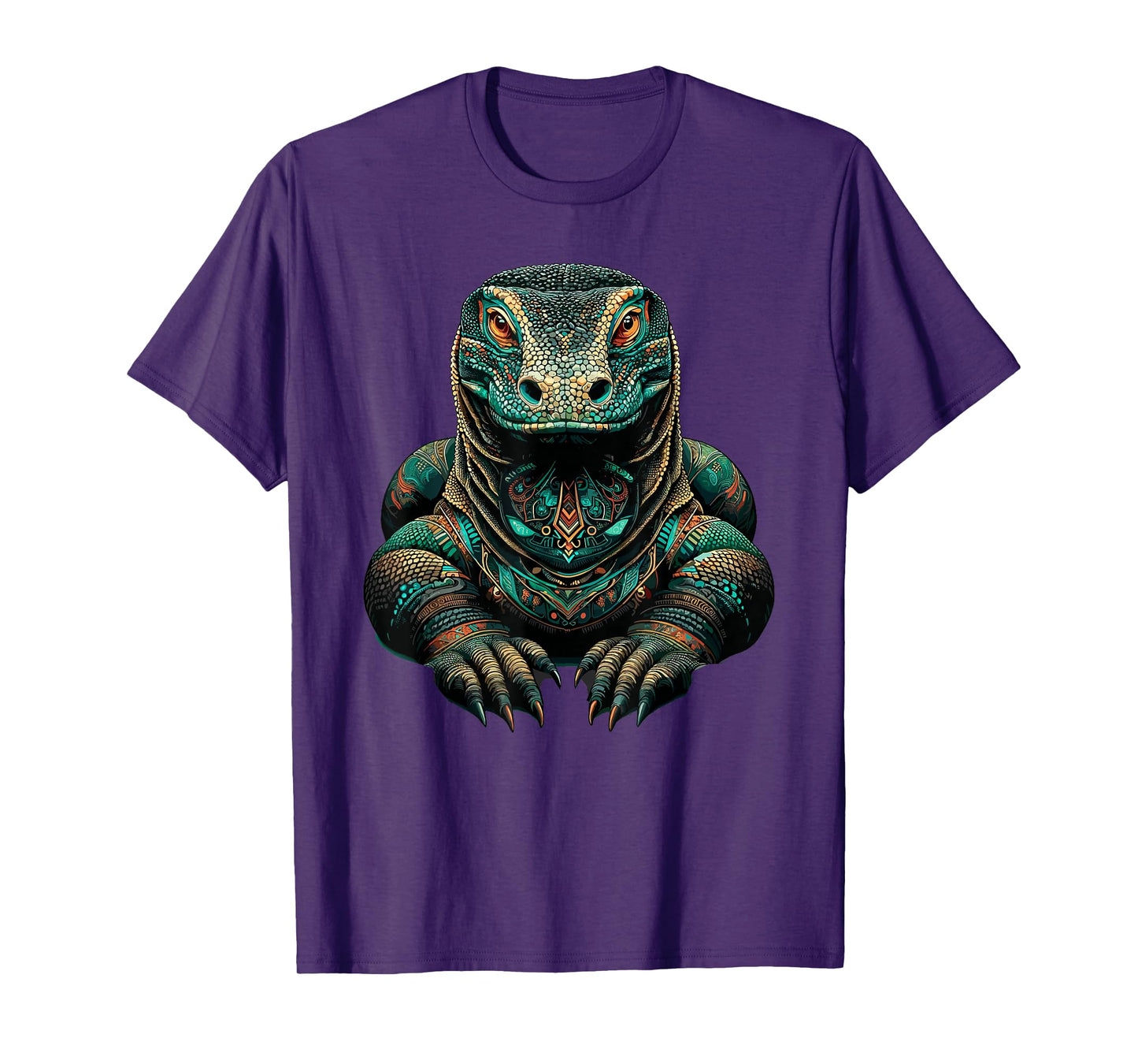 Mandala Art Komodo Dragon Komodo Island Monitor T-Shirt