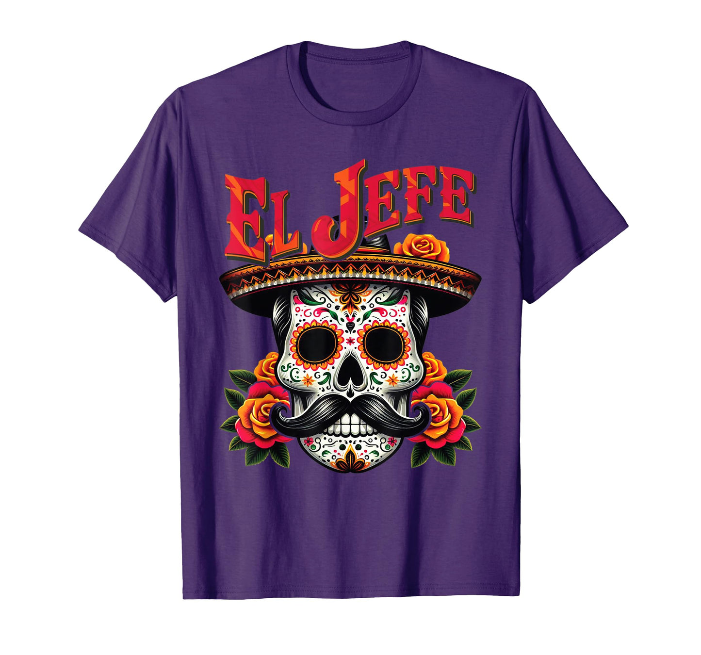 El Jefe Sugar Skull For Man T-Shirt