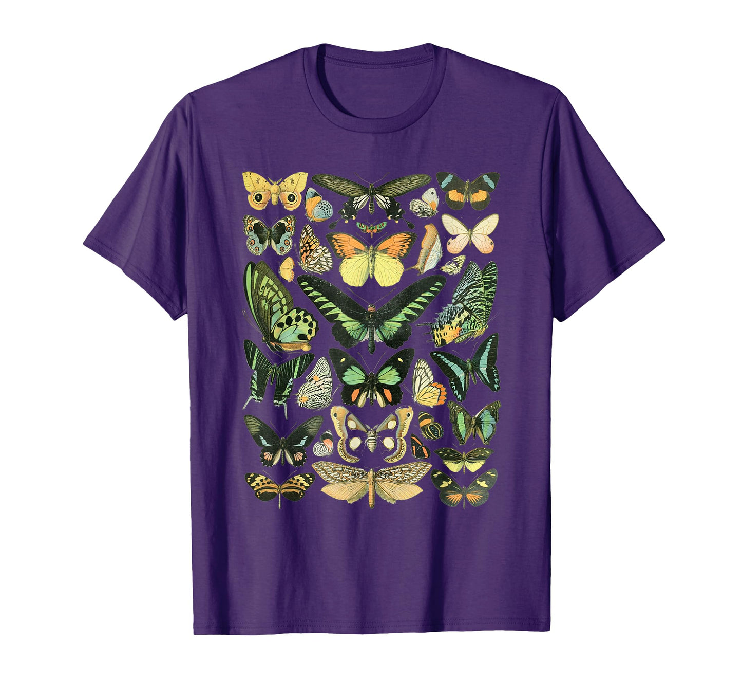 Vintage Inspired Butterfly Chart T-Shirt