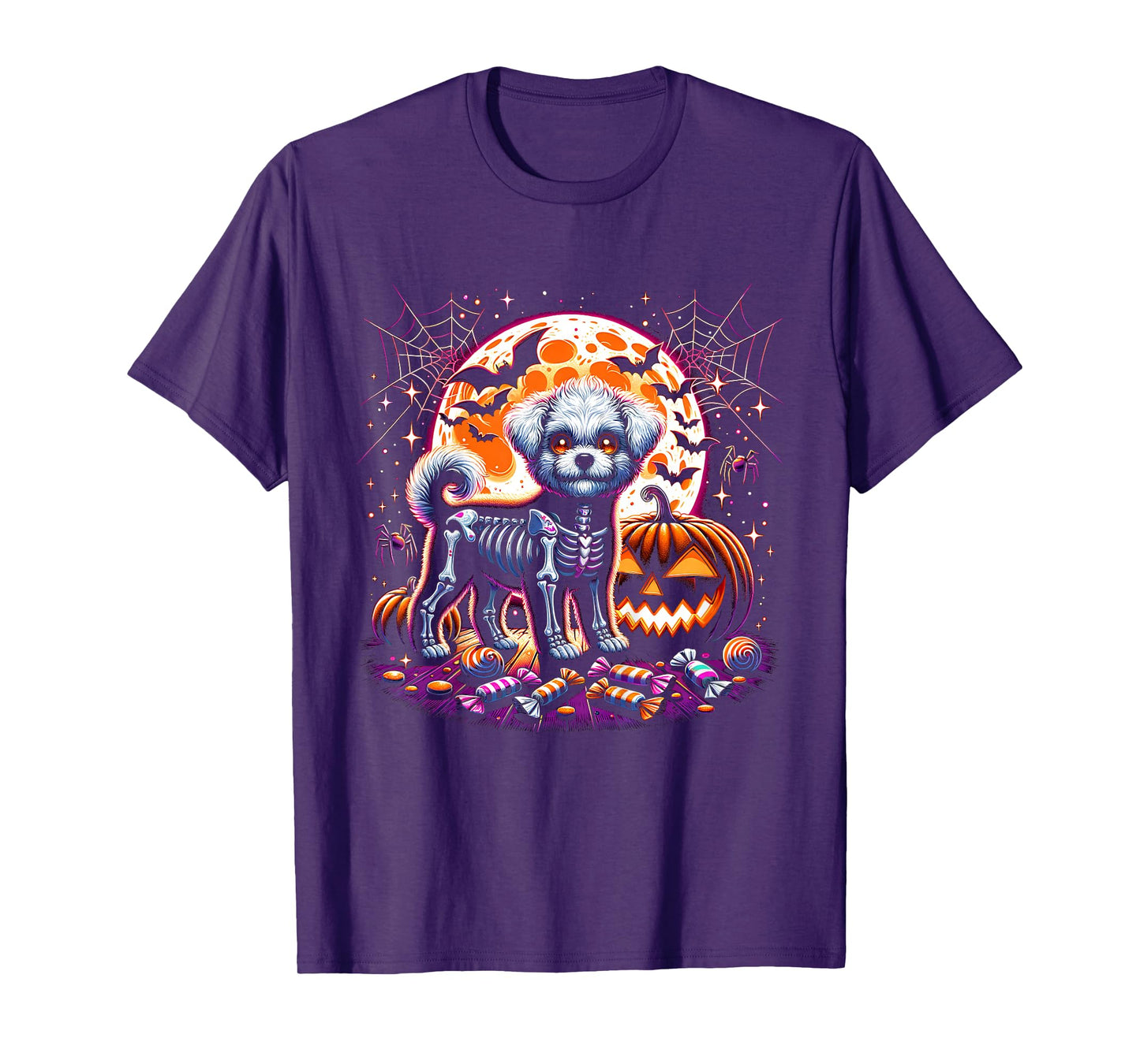 Dog Skeleton Halloween T-Shirt