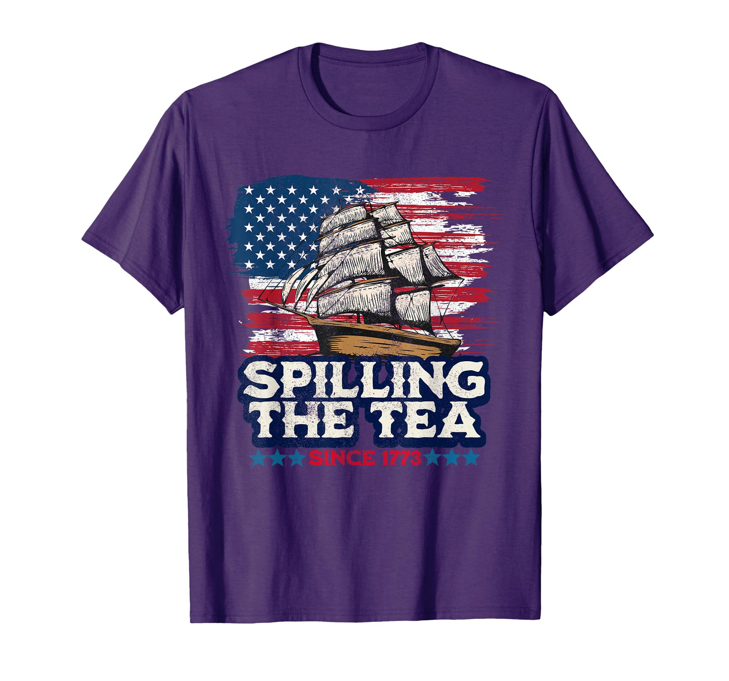 Funny US History Teacher Boston Spilling The Tea Since 1773 T-Shirt for Men Women Girls Kids