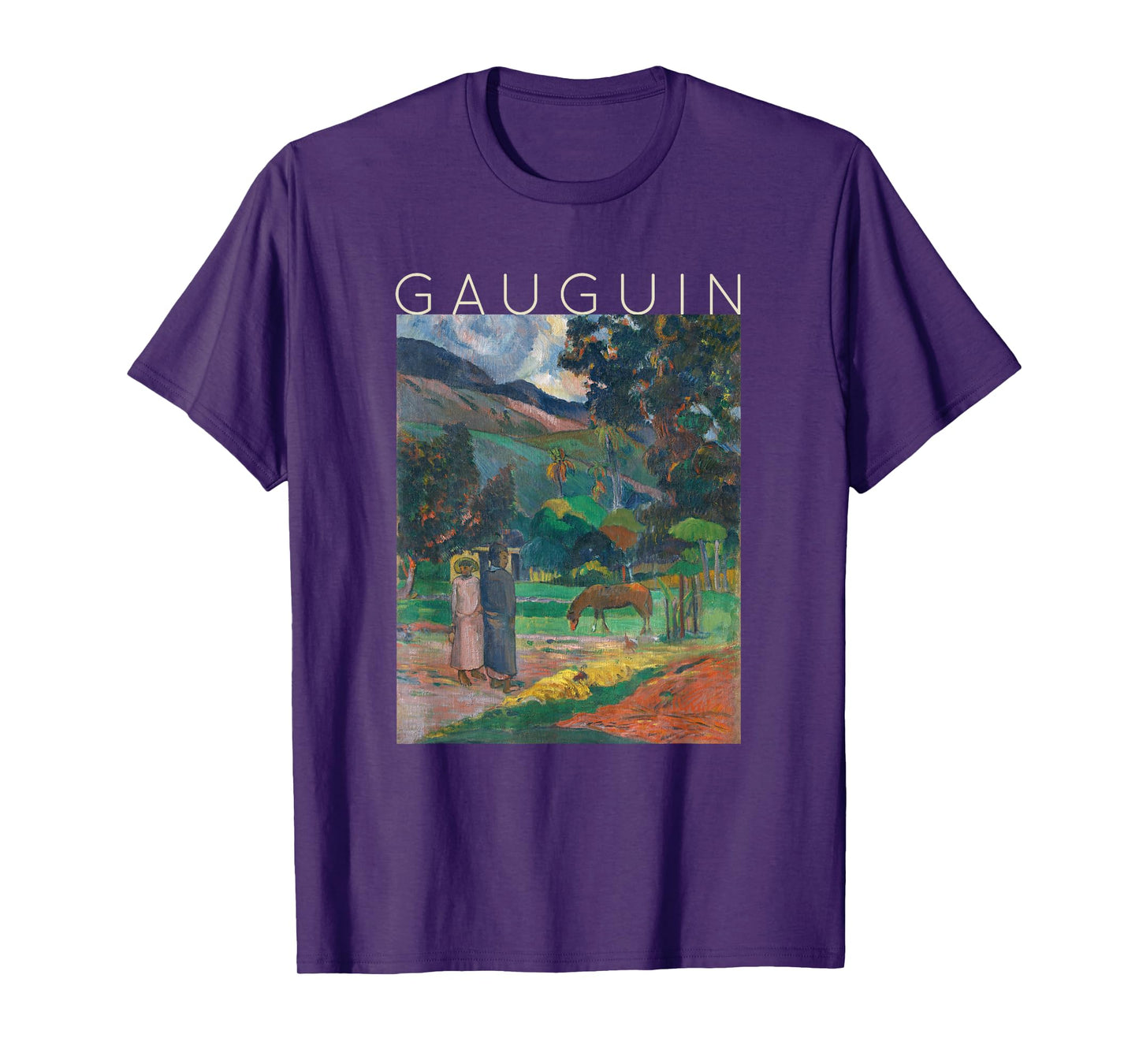 Paul Gauguin - Tahitian Landscape - French Polynesia T-Shirt