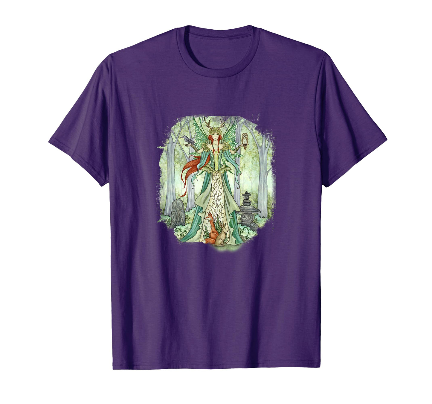 Amy Brown Art, Caretaker, Garden Faery Queen T-Shirt