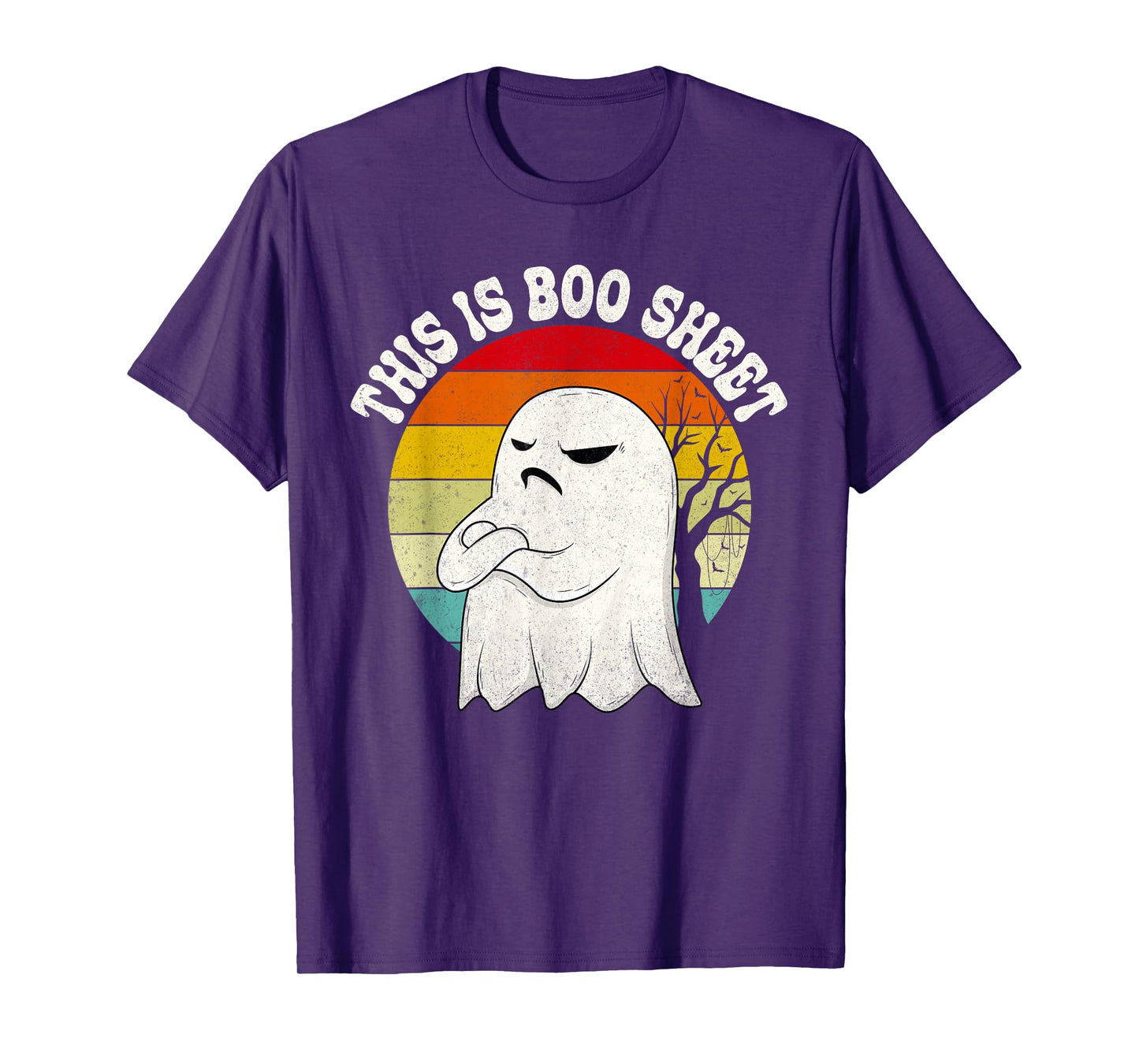 This is Boo Sheet Funny Angry Ghost Halloween T-Shirt
