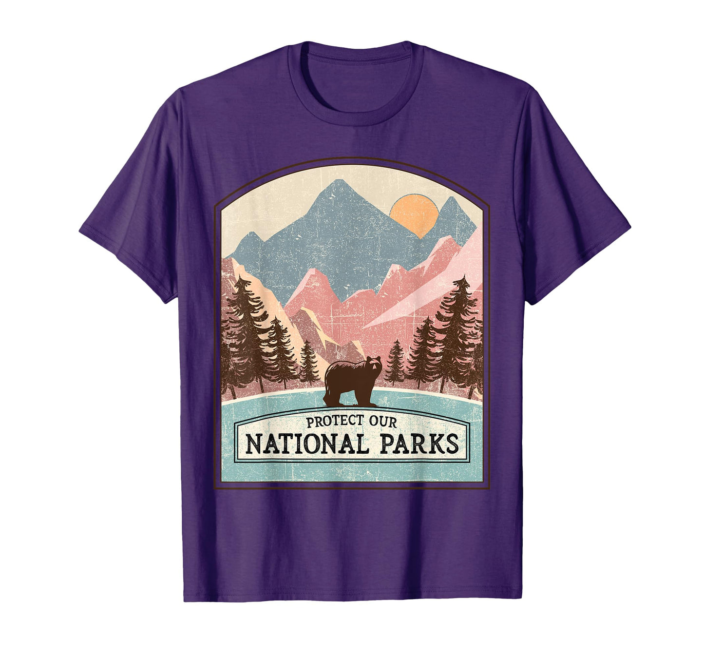 National Parks protect our beautiful wilderness bear graphic T-Shirt