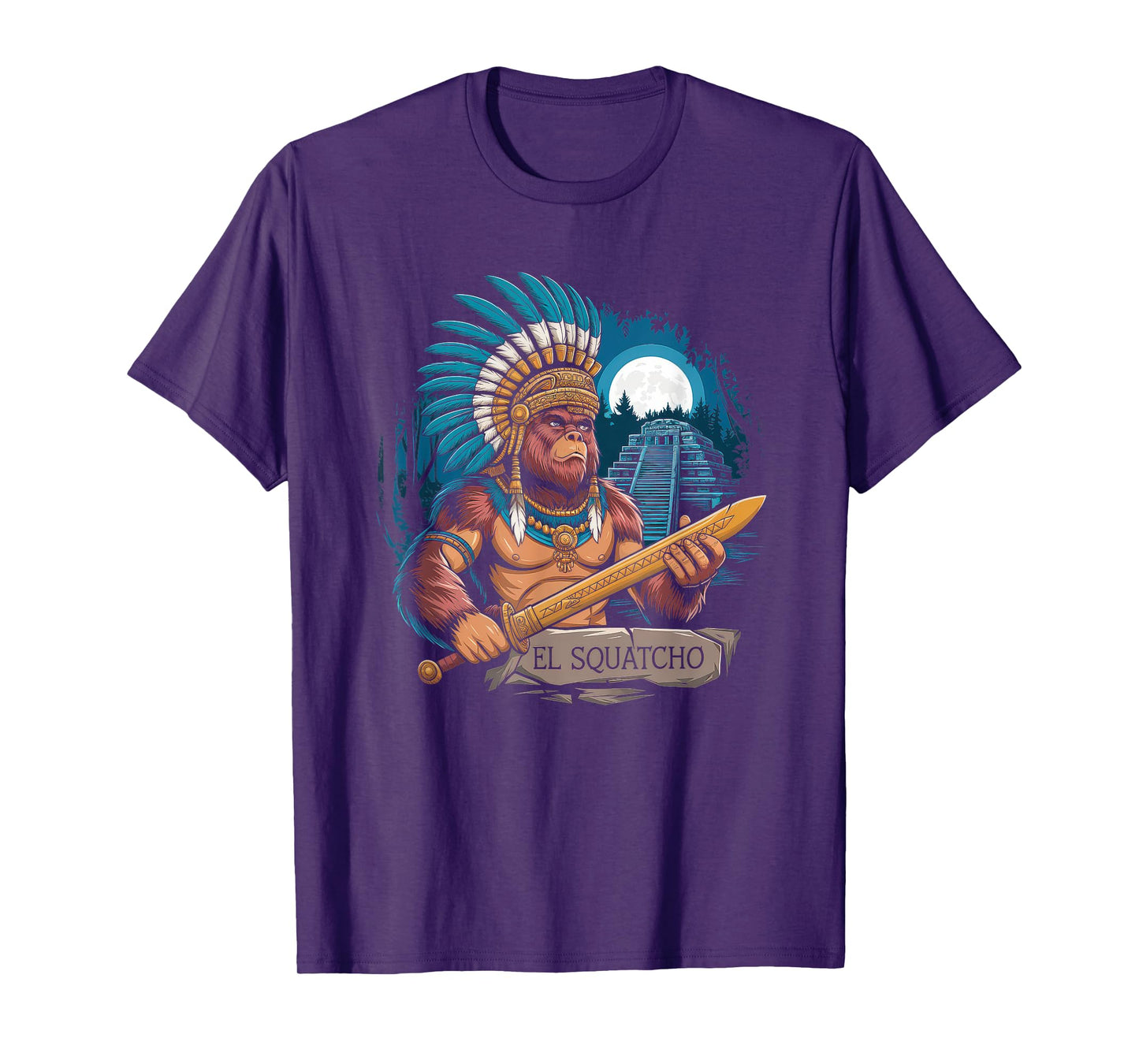 El Squatcho Tshirt Men Women Bigfoot Sasquatch Mexican T-Shirt