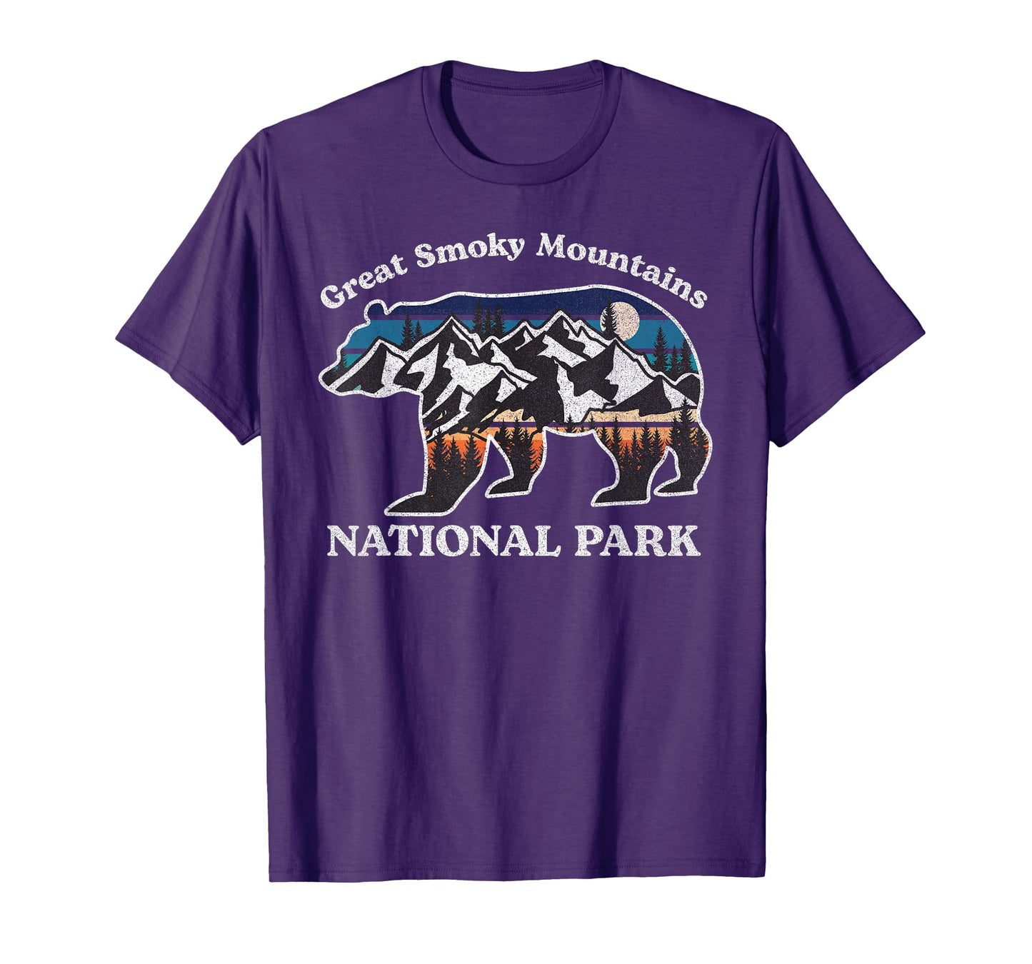 Great Smoky Mountains National Park Bear Hiking Souvenir T-Shirt
