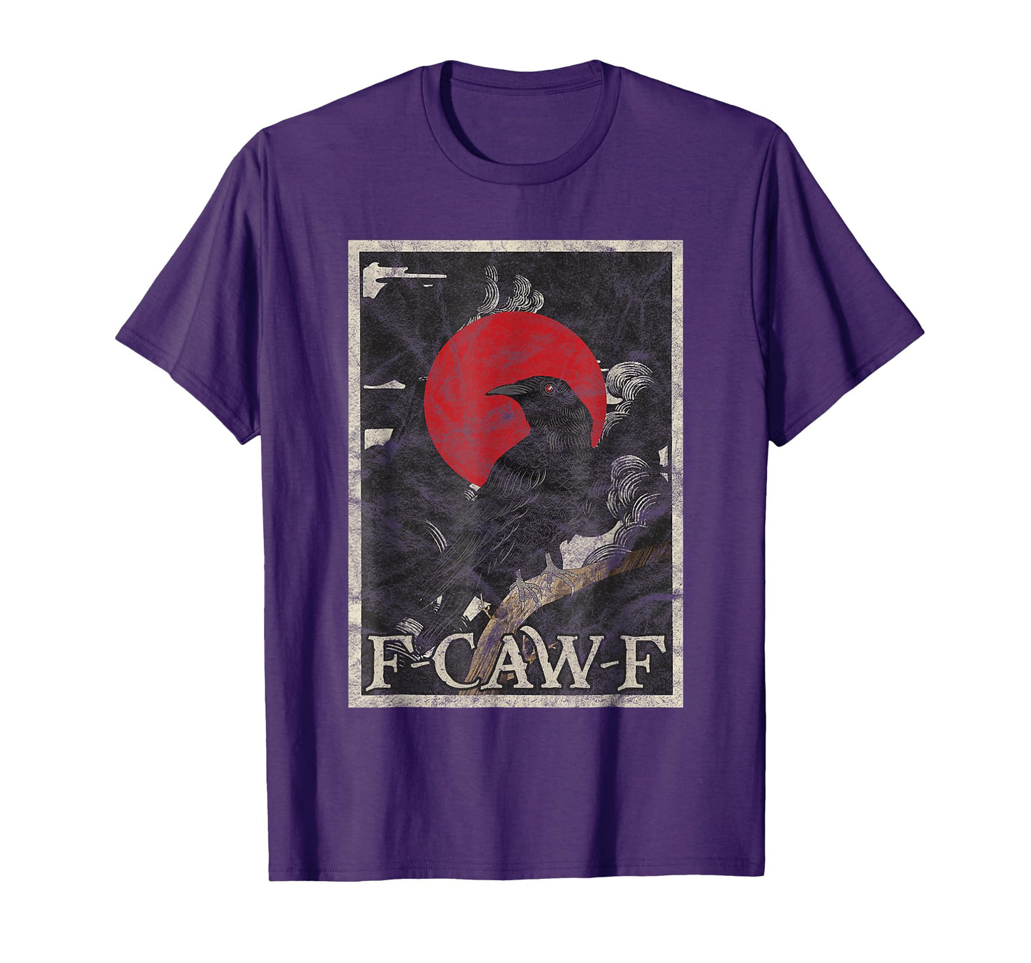 Funny F-Caw-F Crow F Caw F Raven FCWF Gothic Graphic T-Shirt
