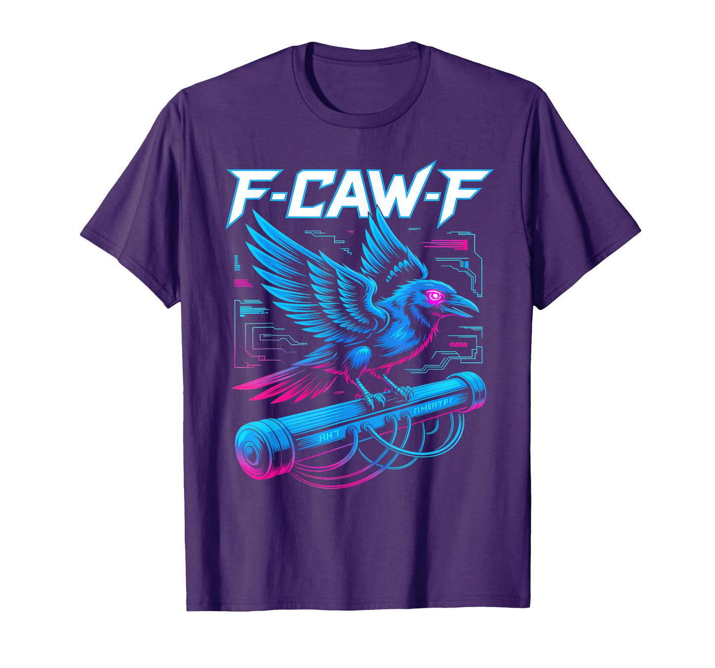 F-Caw-F Crow Cyber Accent Embrace T-Shirt