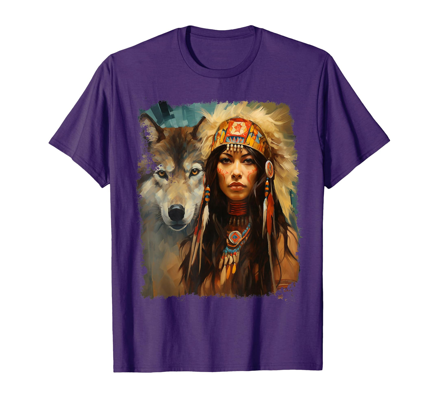 Woman and Wolf T-Shirt