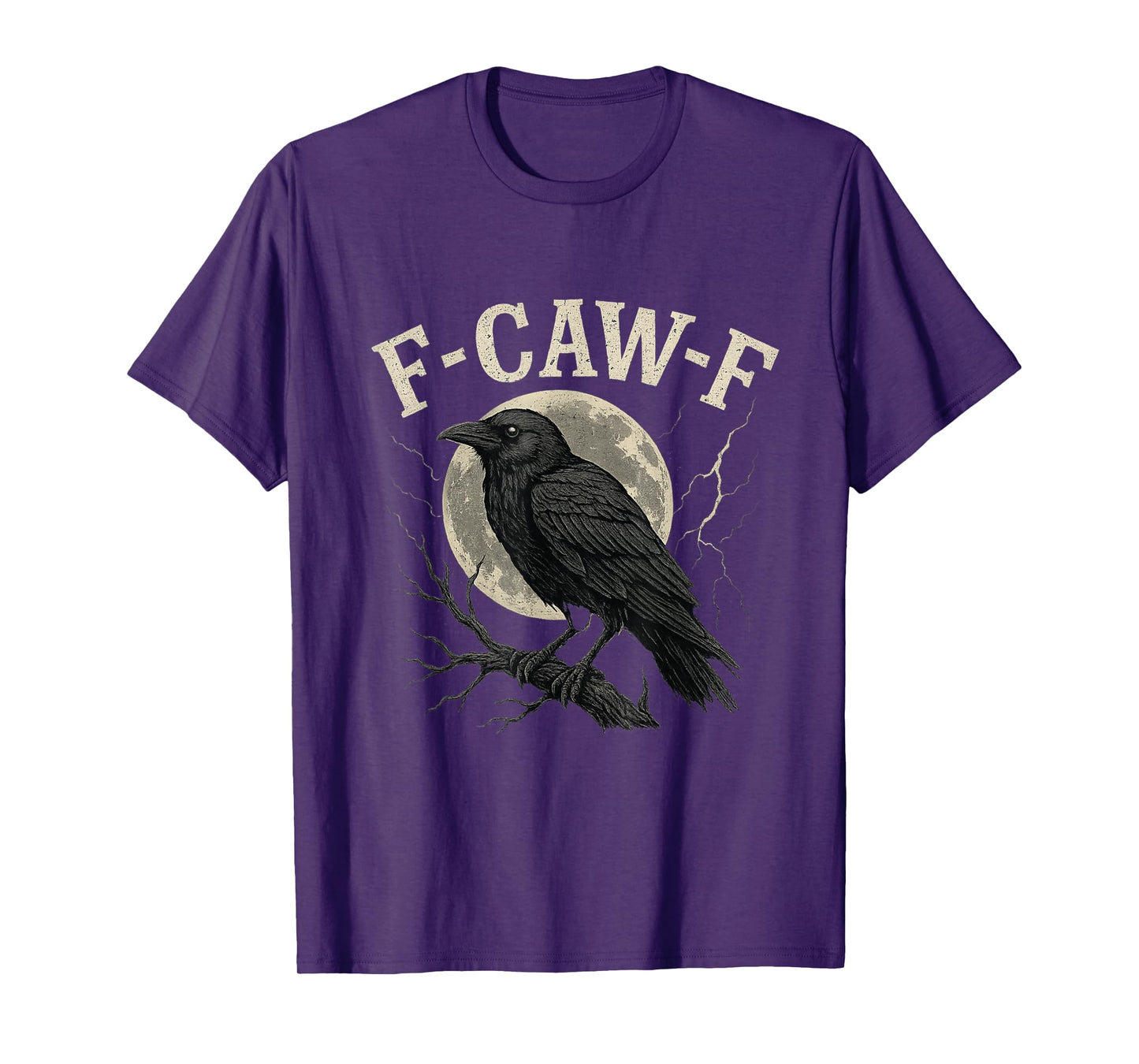 F-CAW-F Raven Design for Bird Lovers and Nature Fans T-Shirt