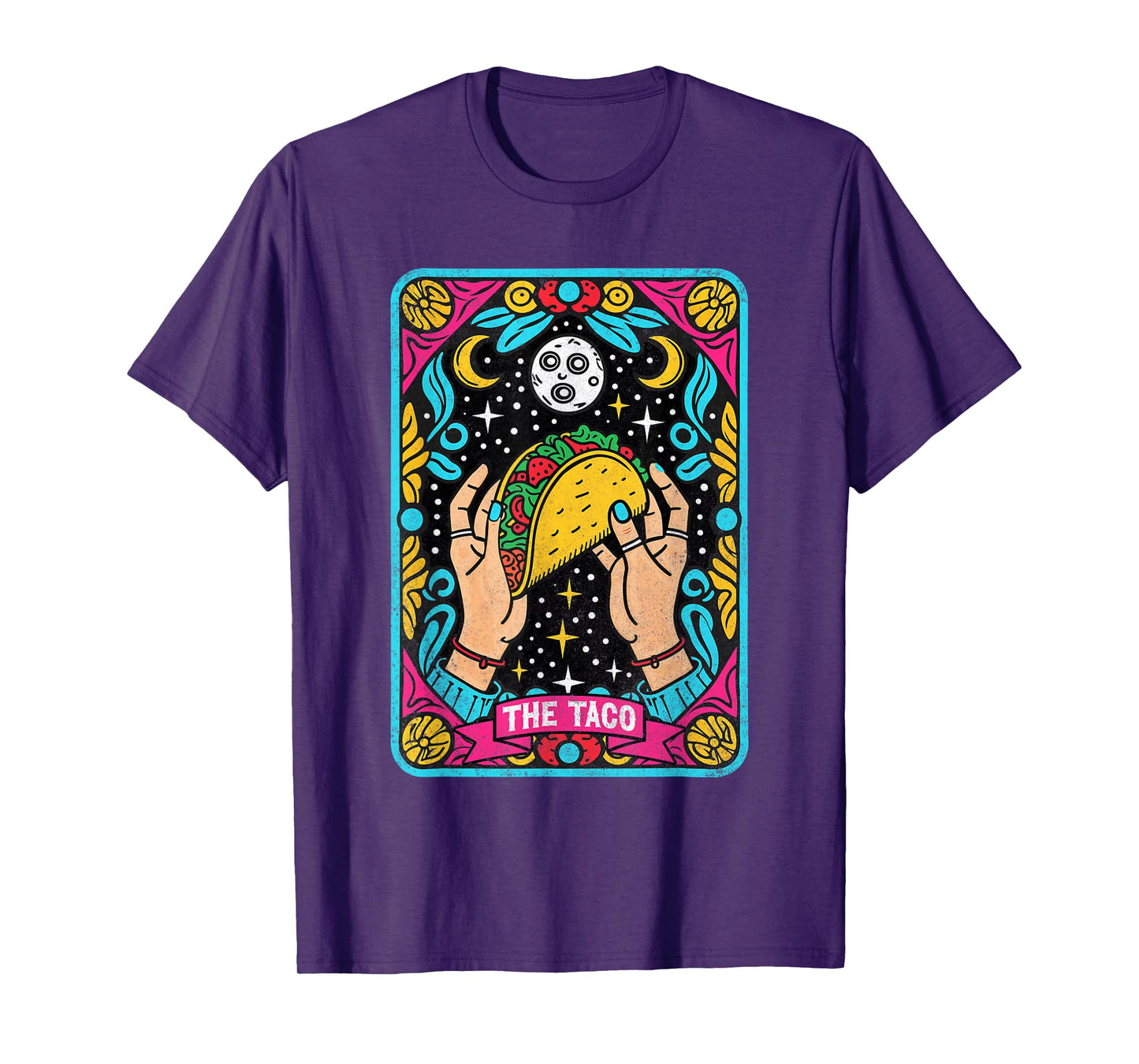 Funny Taco Tarot Card Shirt Mexican Food Lover Tarot Reader T-Shirt