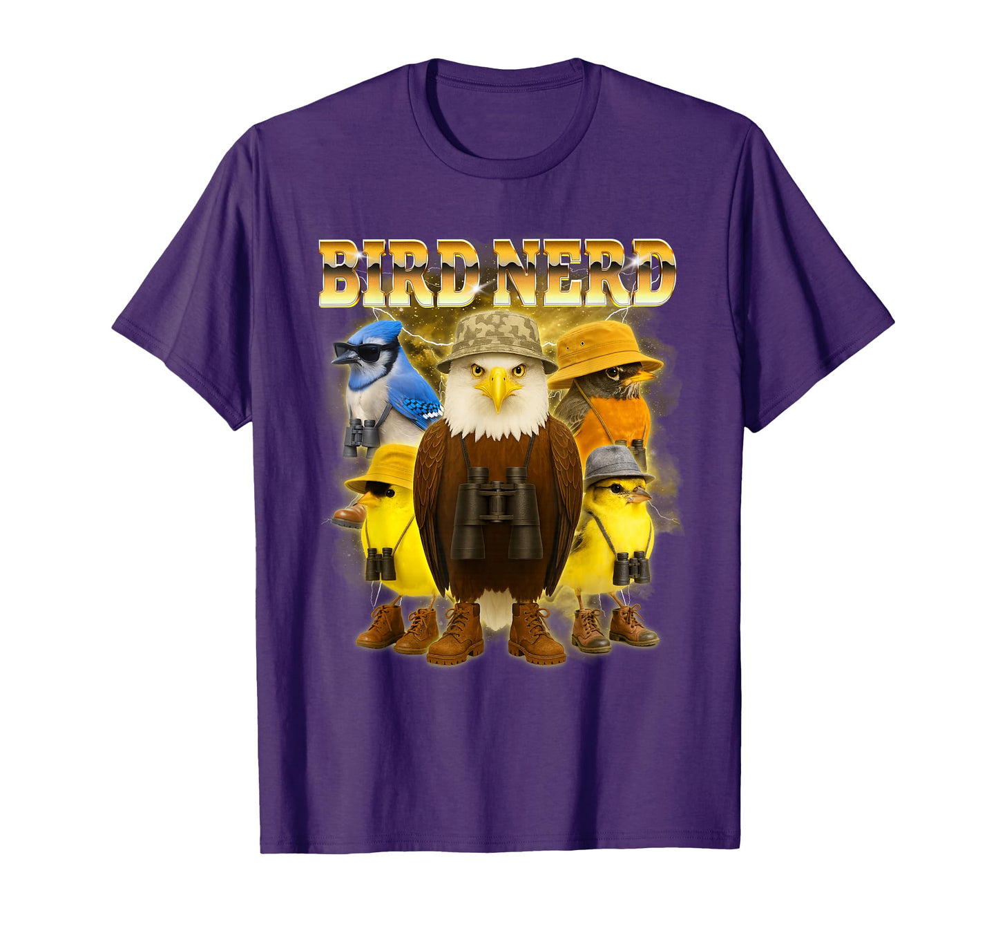 Bird Watching Bird Watcher Bird Lover Eagle Parrot Bird Nerd T-Shirt