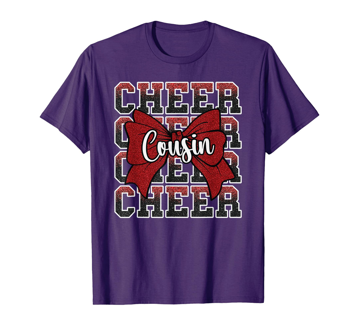 Funny Sport Loud Proud Cousins Cheer Cousin Team Red T-Shirt