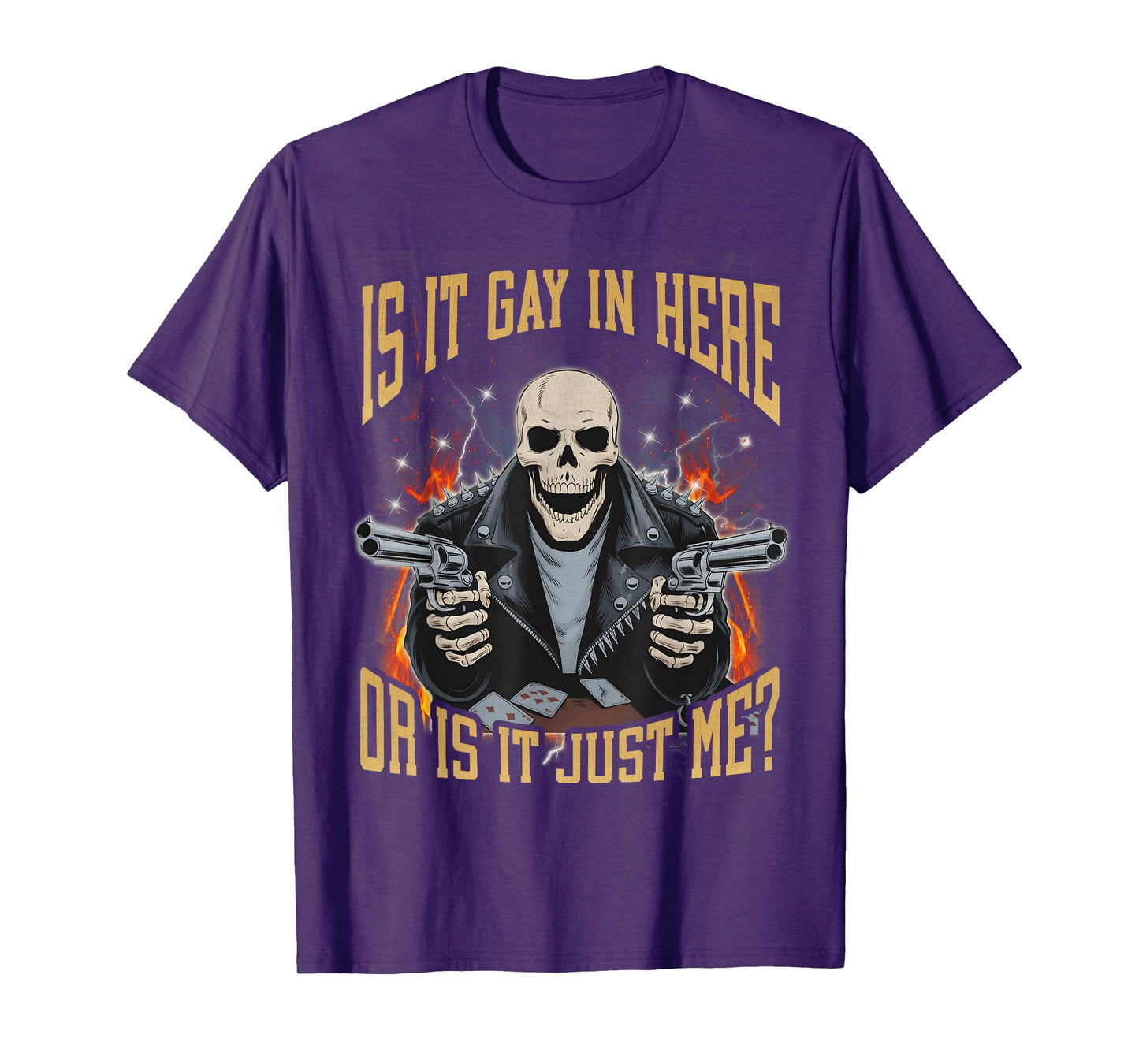 is It Gay in Here Or is It Just Me Gay Skeleton Meme Bootleg T-Shirt