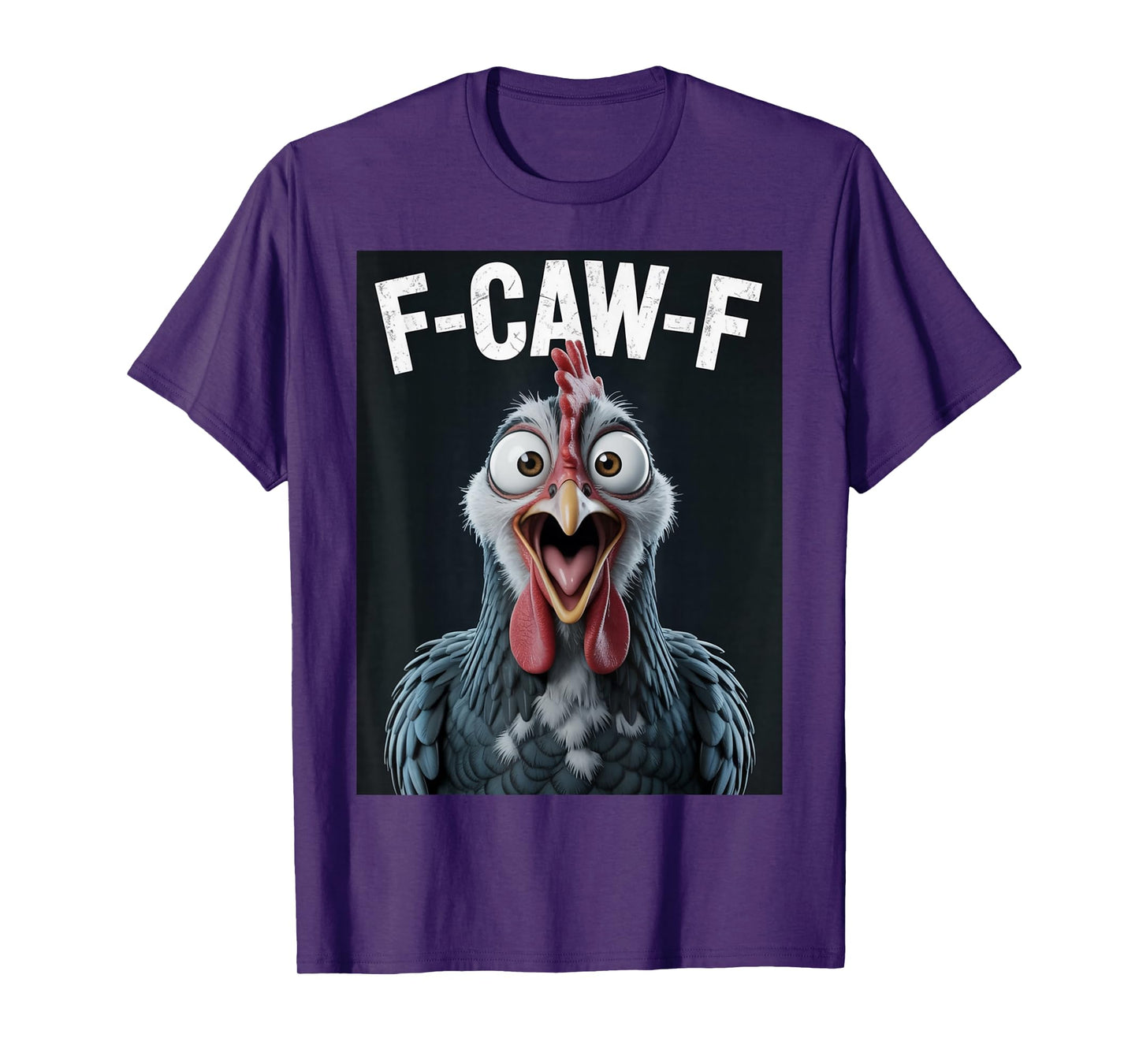 Funny Halloween F-Caw-F Chicken T-Shirt