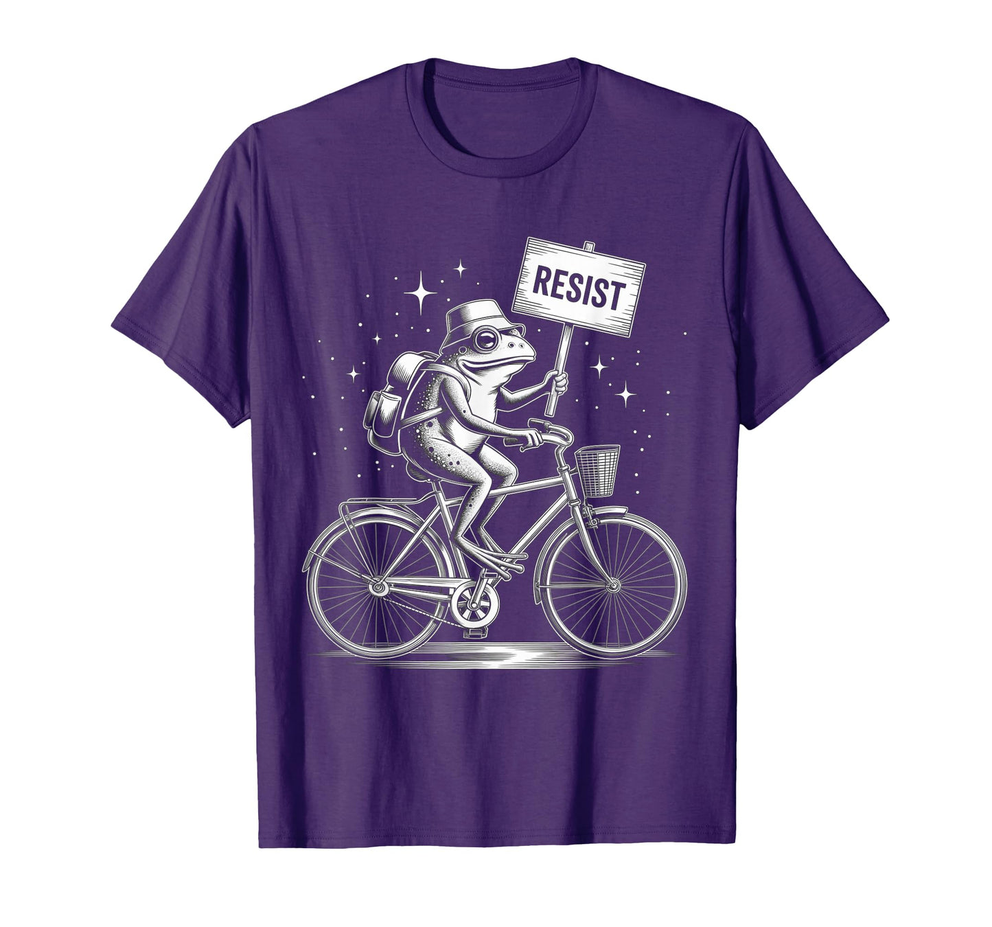 Resist Portland Frog I Stand with Frog Funny Activist Wear T-Shirt